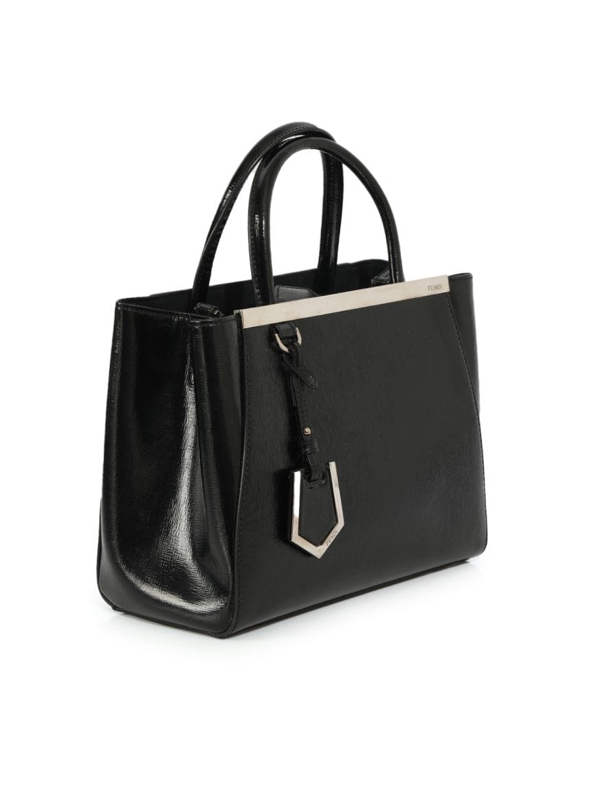 Fendi Black Small 2Jours Tote