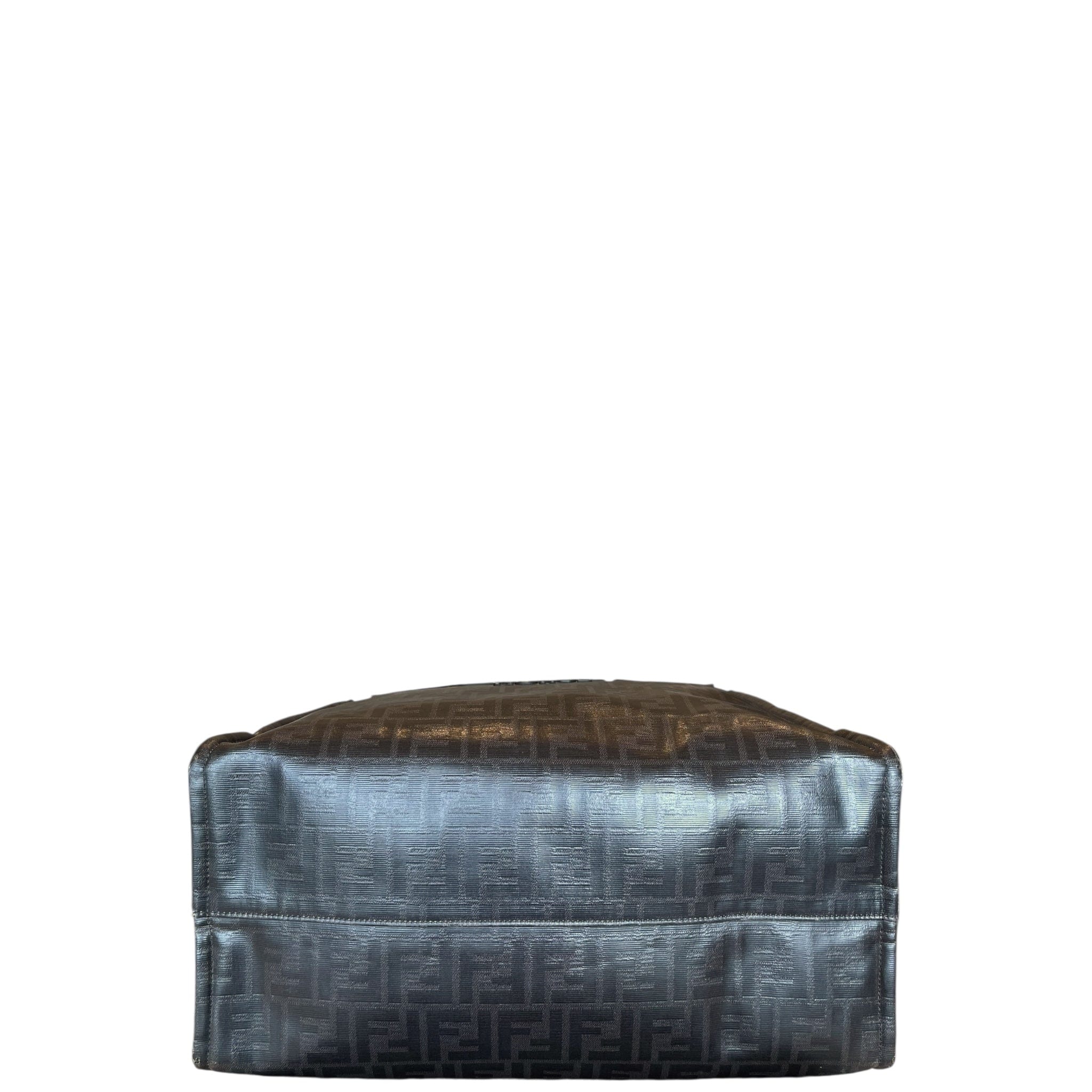 Fendi Zucca Coated Canvas Mania Shopping Tote