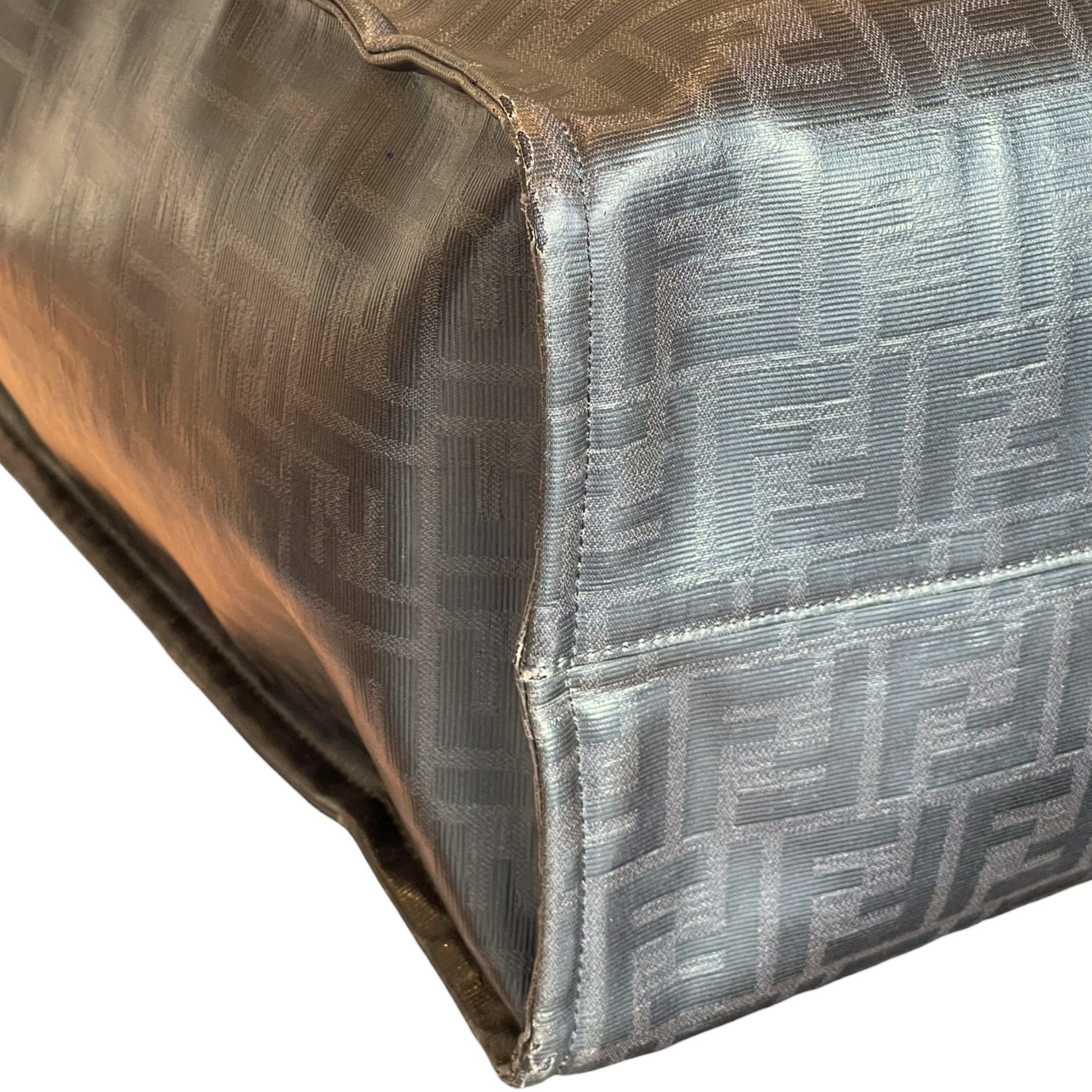 Fendi Zucca Coated Canvas Mania Shopping Tote