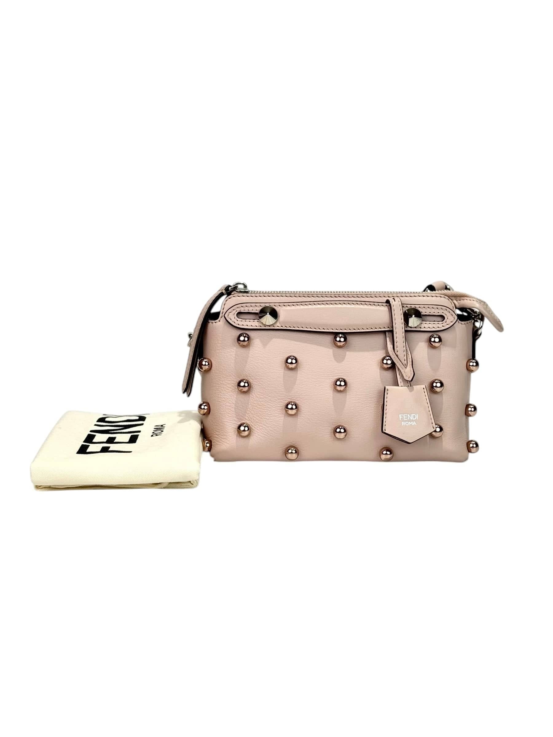 Fendi By The Way Mini Pearl Leather Handbag