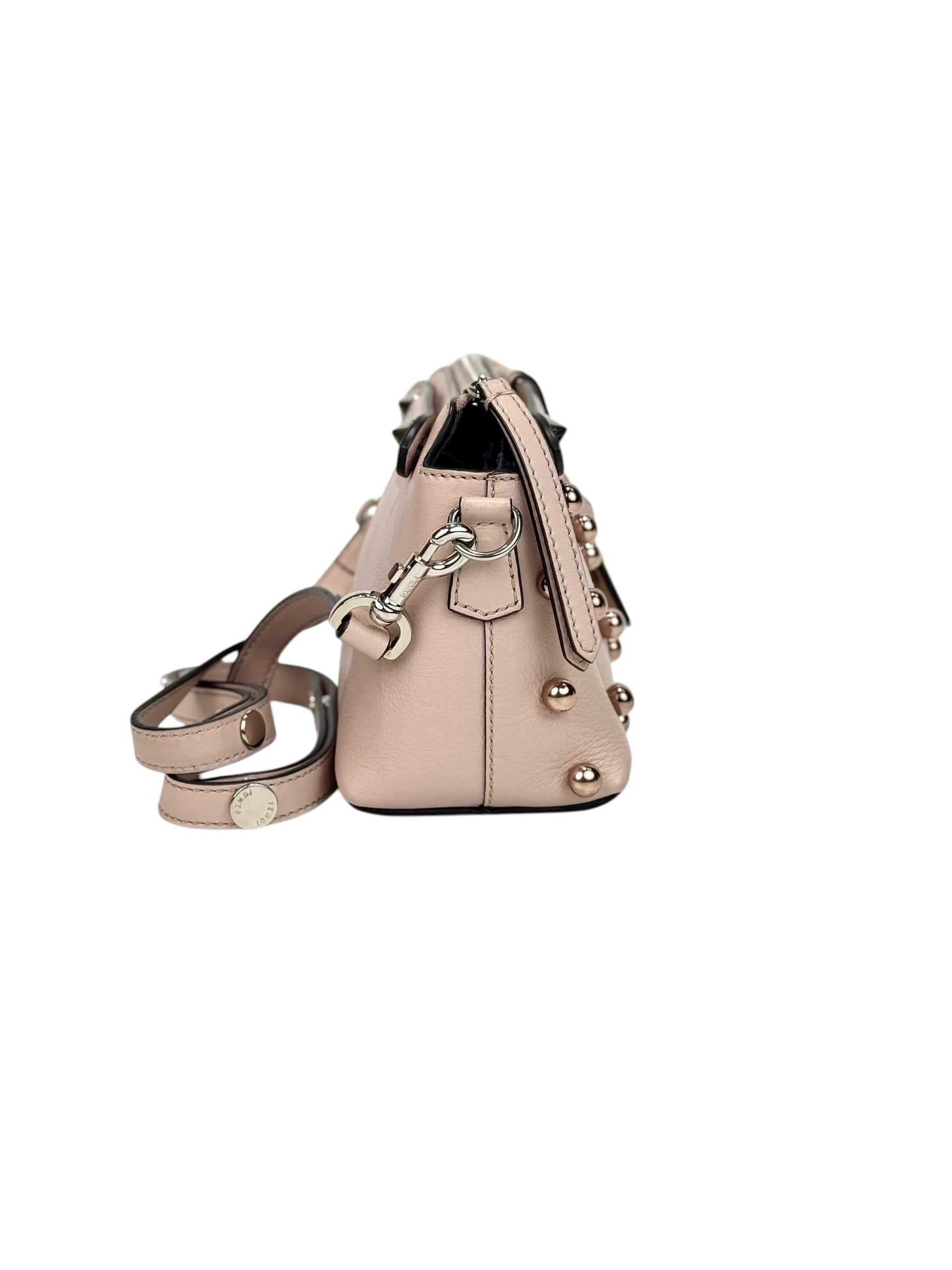 Fendi By The Way Mini Pearl Leather Handbag