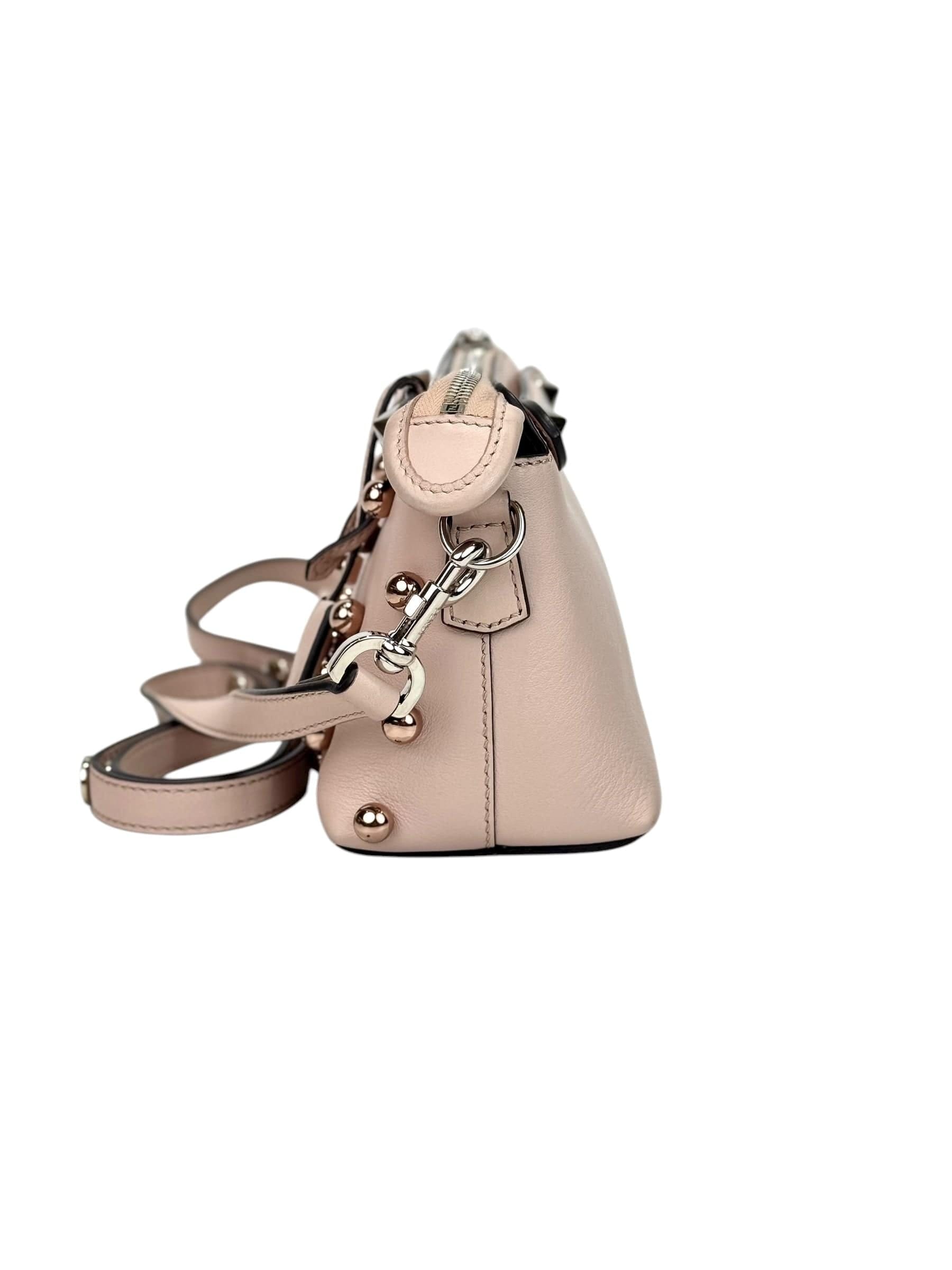 Fendi By The Way Mini Pearl Leather Handbag