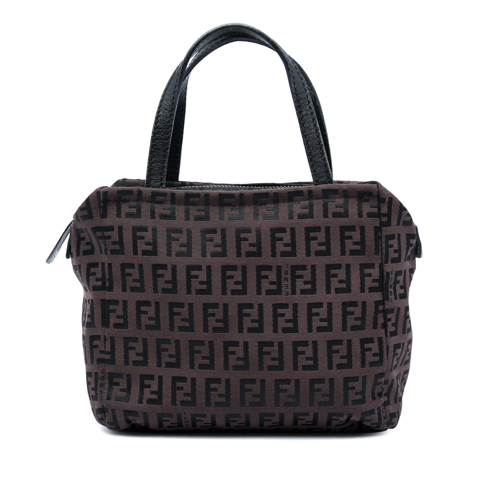 Fendi Zucchino Canvas Handbag