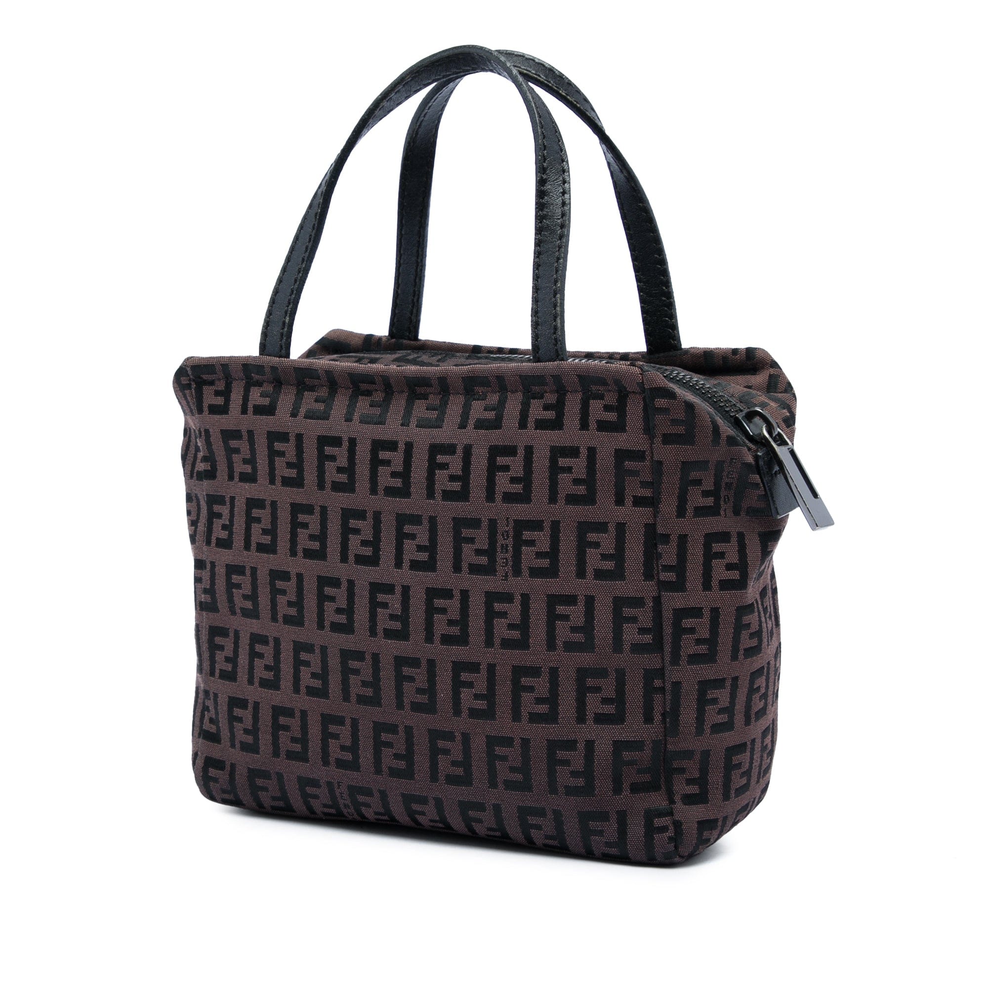 Fendi Zucchino Canvas Handbag