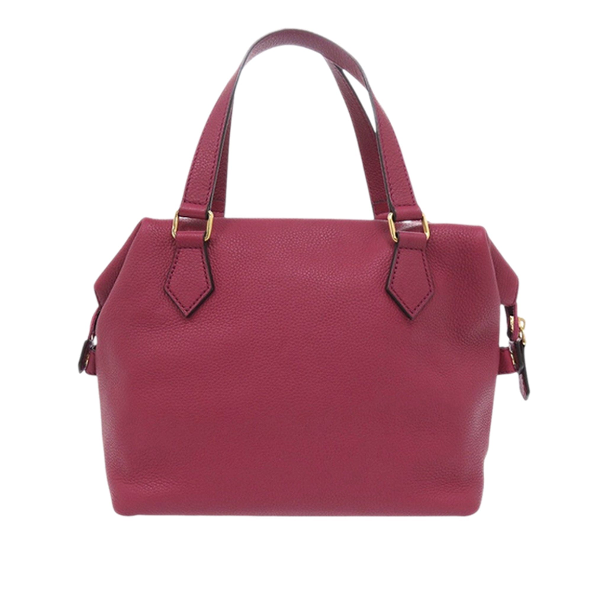 Fendi Small Leather Double Handle Tote