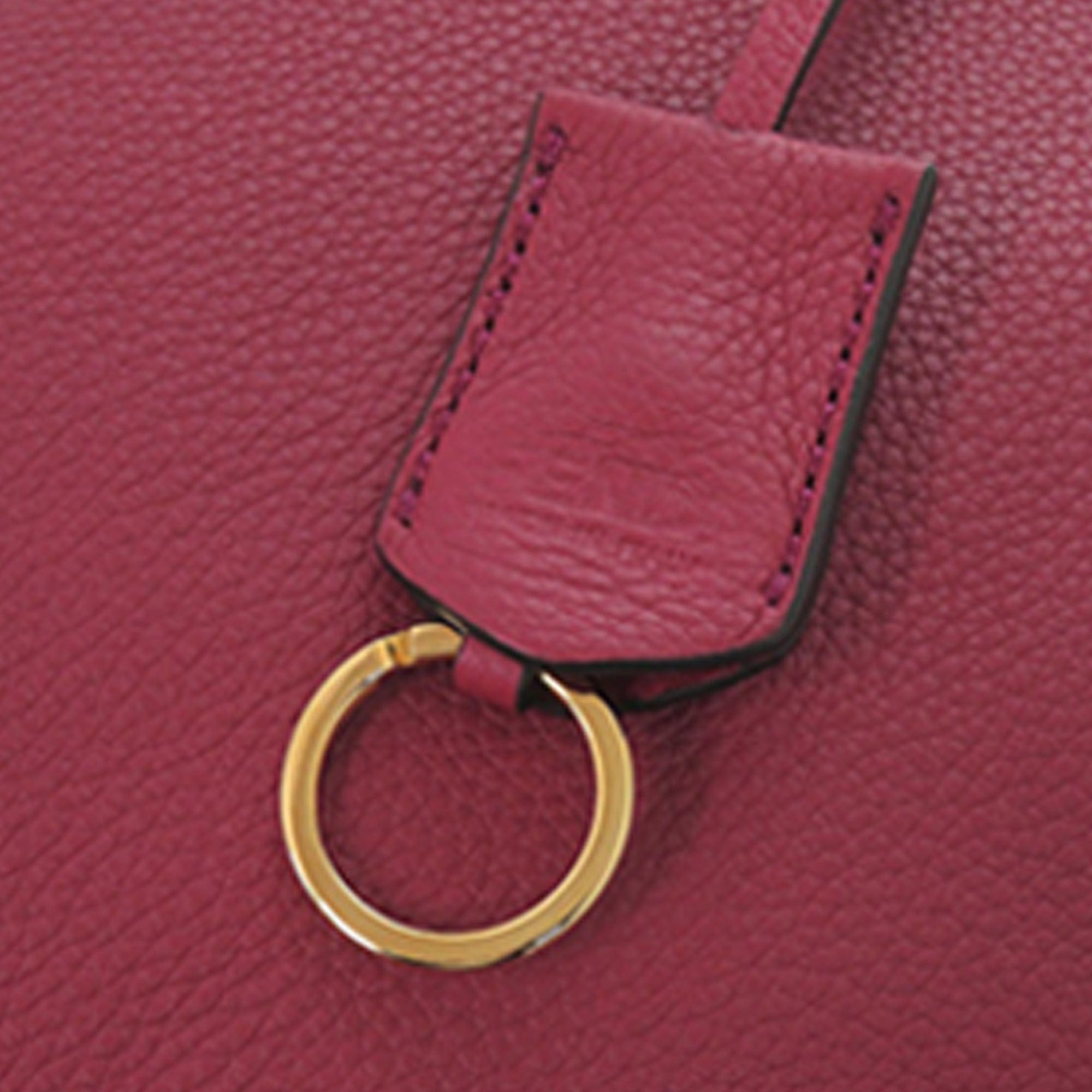 Fendi Small Leather Double Handle Tote