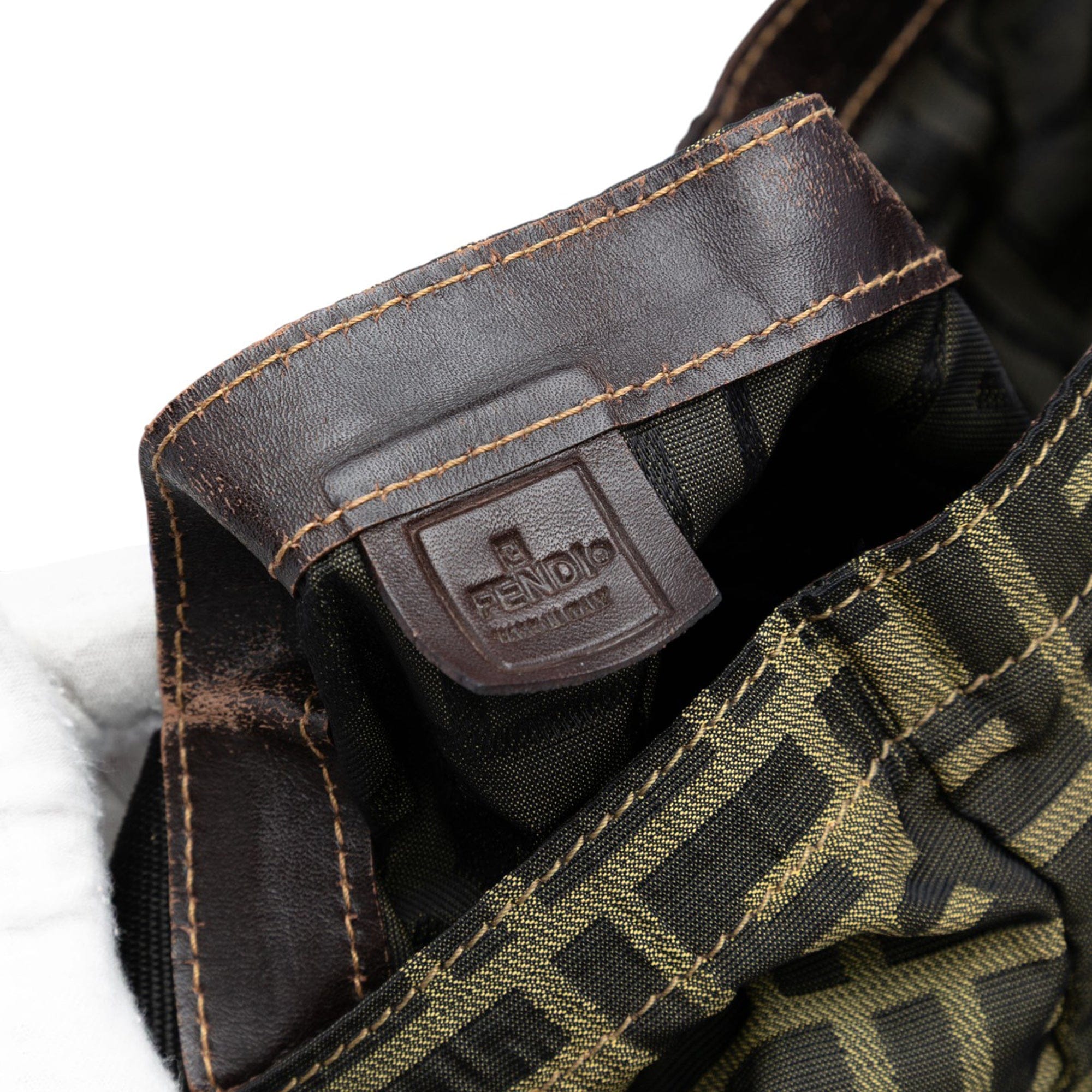 Fendi Zucca Canvas and Nylon Foldable Tote