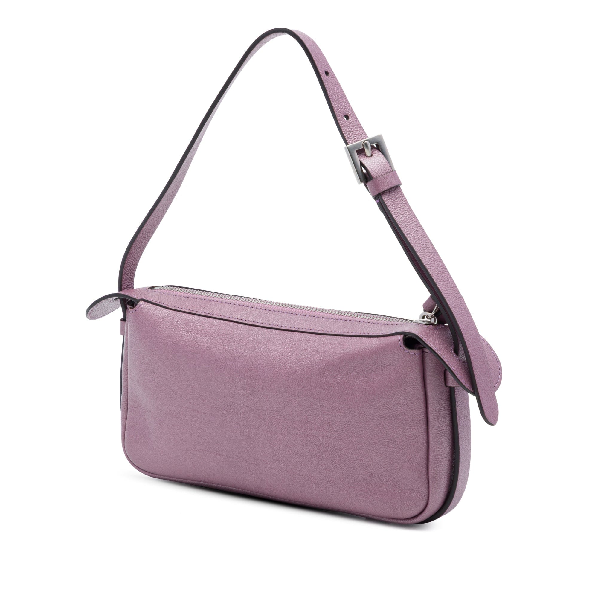 Fendi Mini Metallic Calfskin Simply Handbag