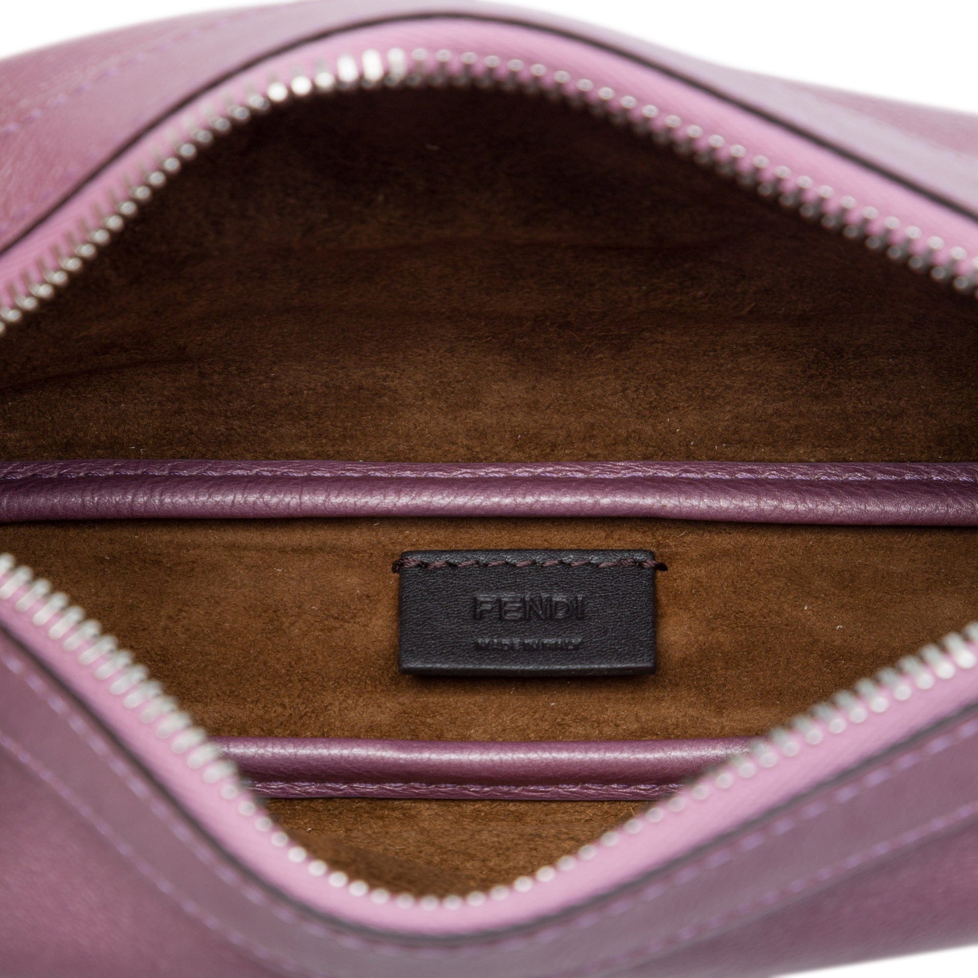 Fendi Mini Metallic Calfskin Simply Handbag