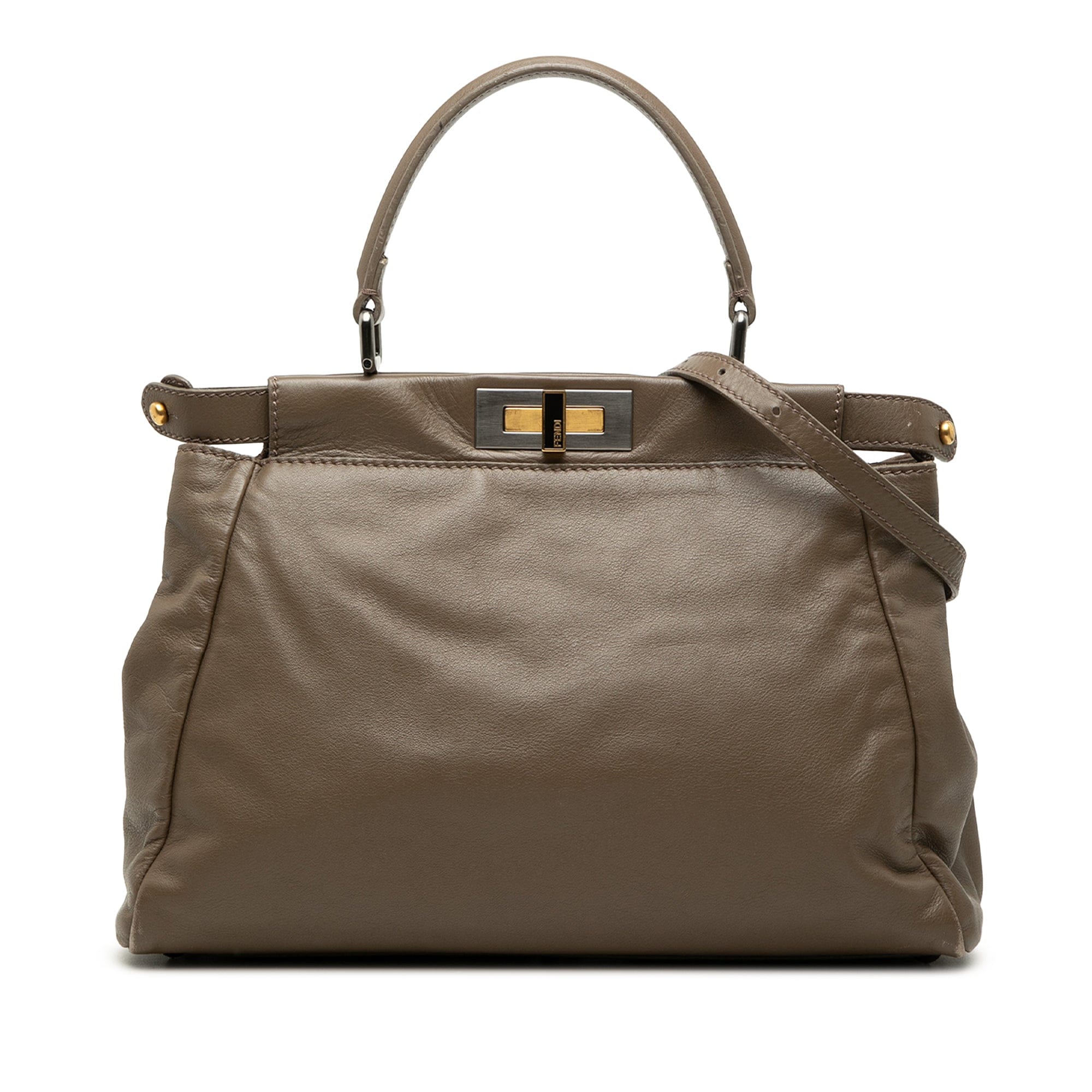 Fendi Medium Calfskin Peekaboo Iconic Satchel