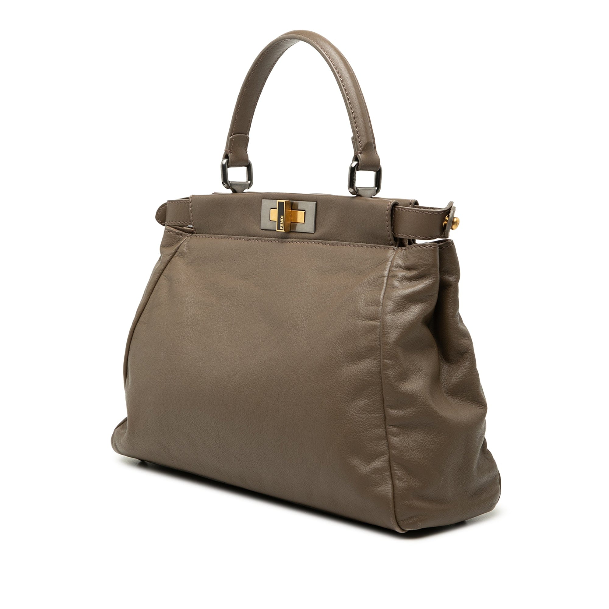 Fendi Medium Calfskin Peekaboo Iconic Satchel