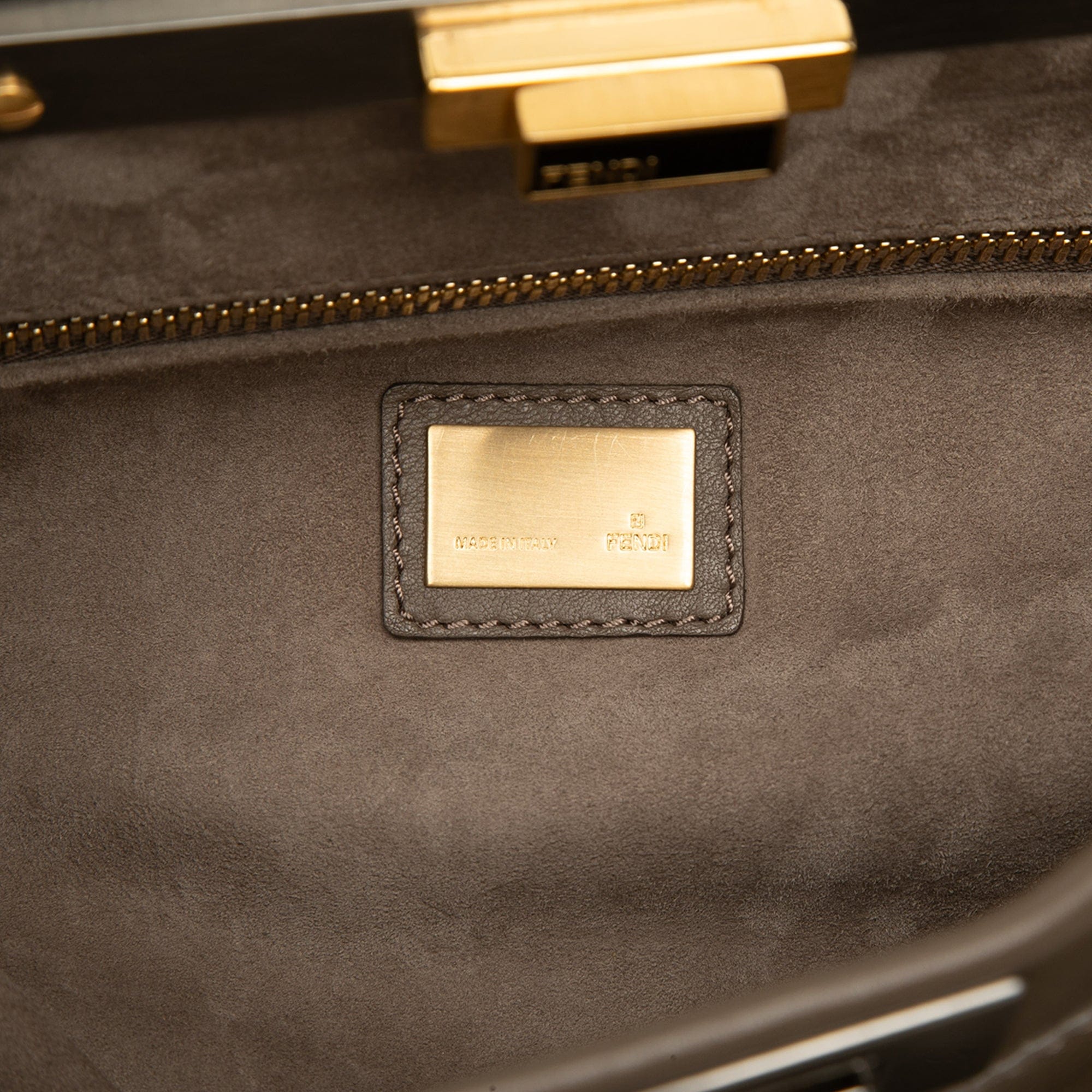 Fendi Medium Calfskin Peekaboo Iconic Satchel