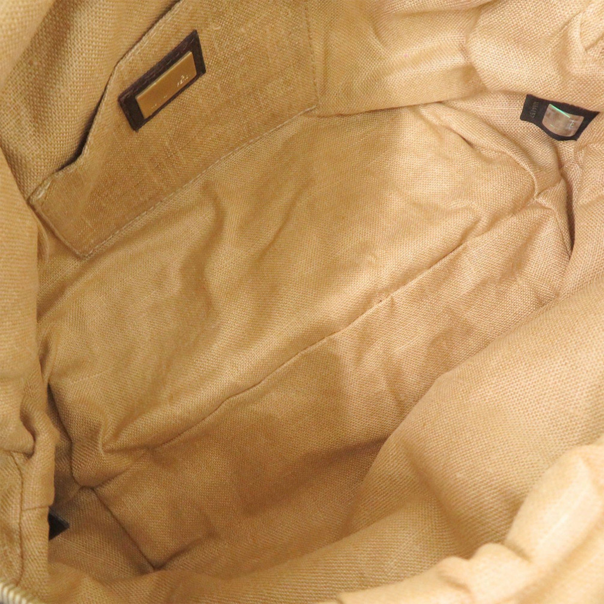 Fendi Mini Zucca Canvas and Leather Spy Handbag