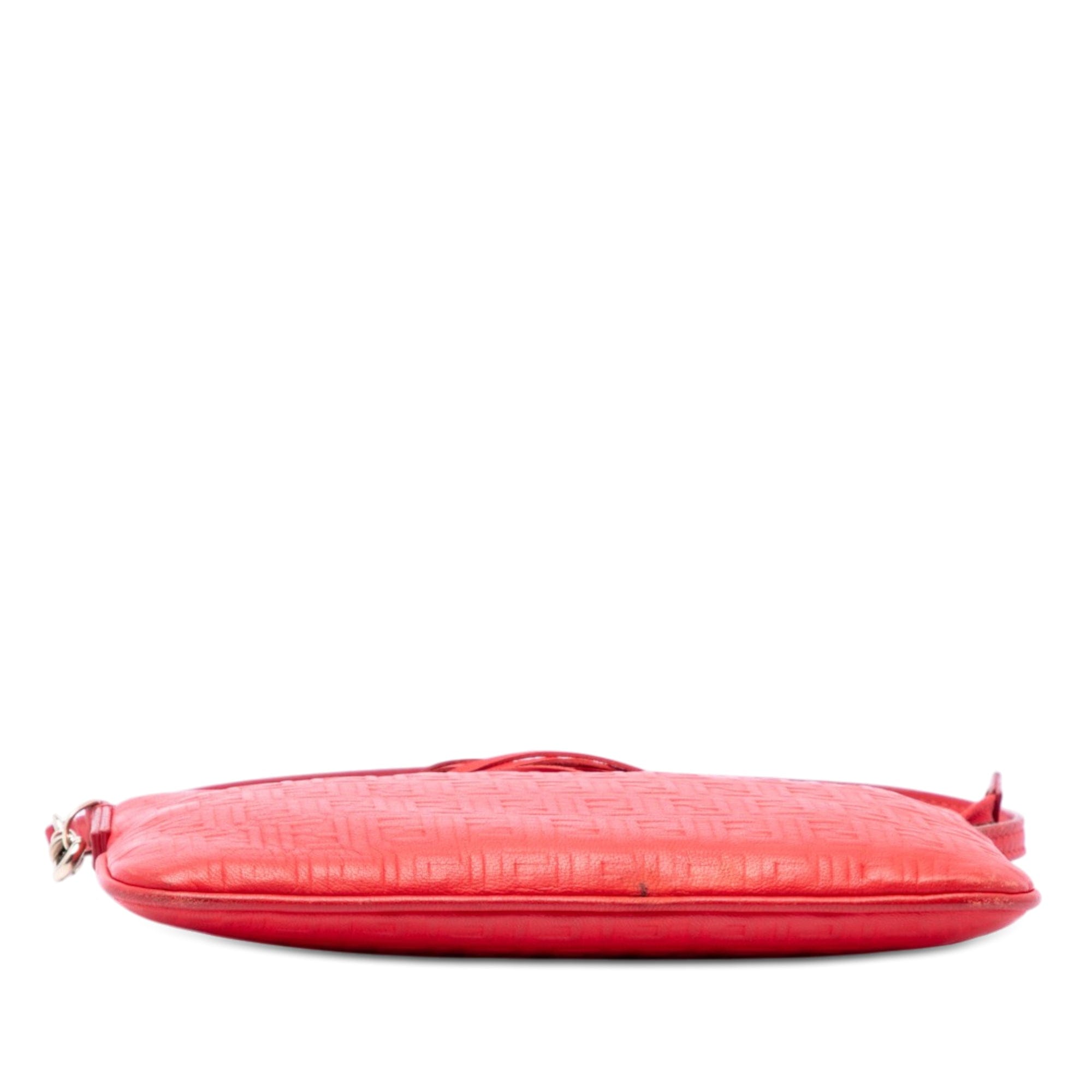 Fendi Zucchino Embossed Nappa Tassel Handbag