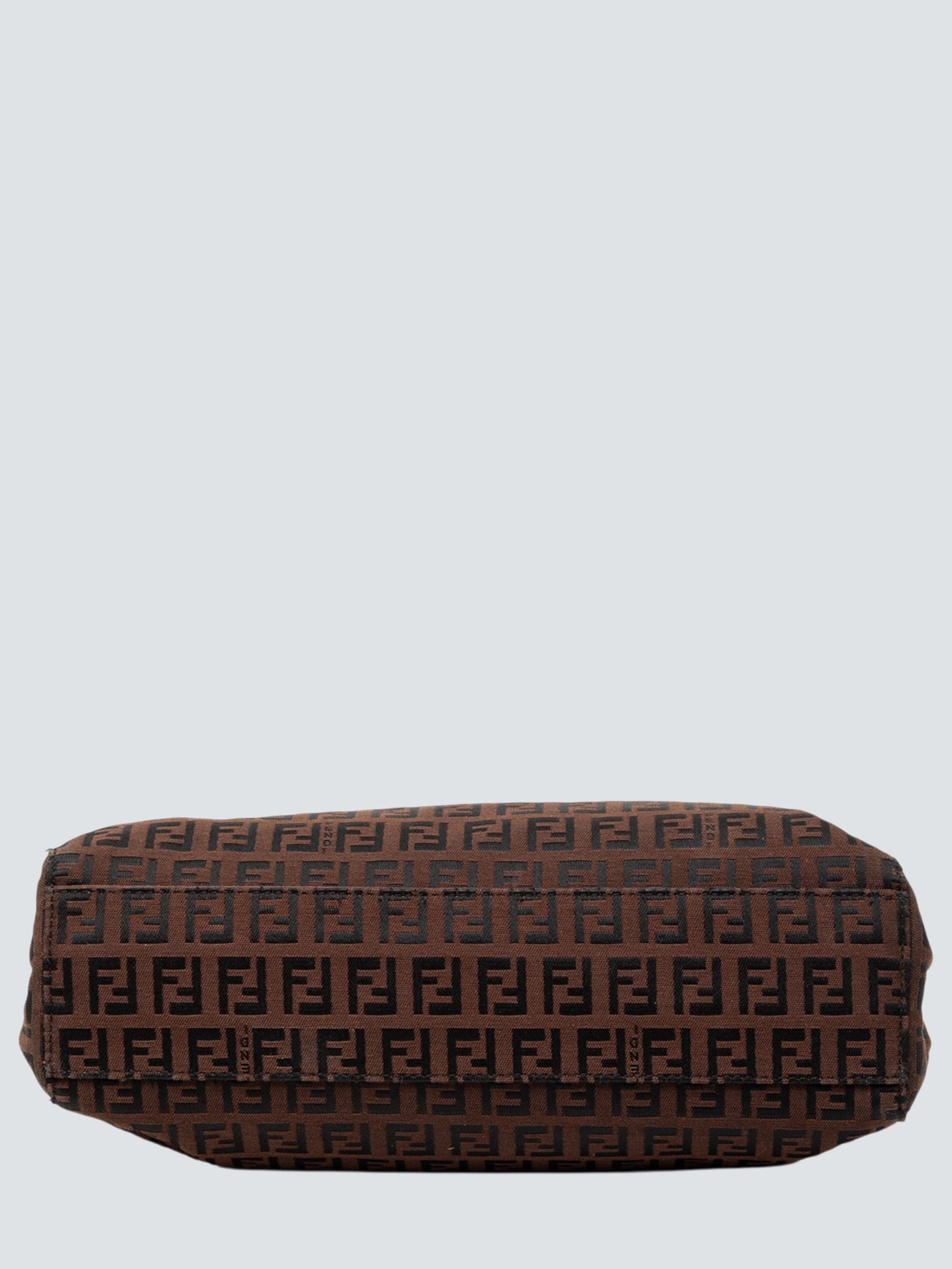 Fendi Brown Zucca Canvas Small Tote