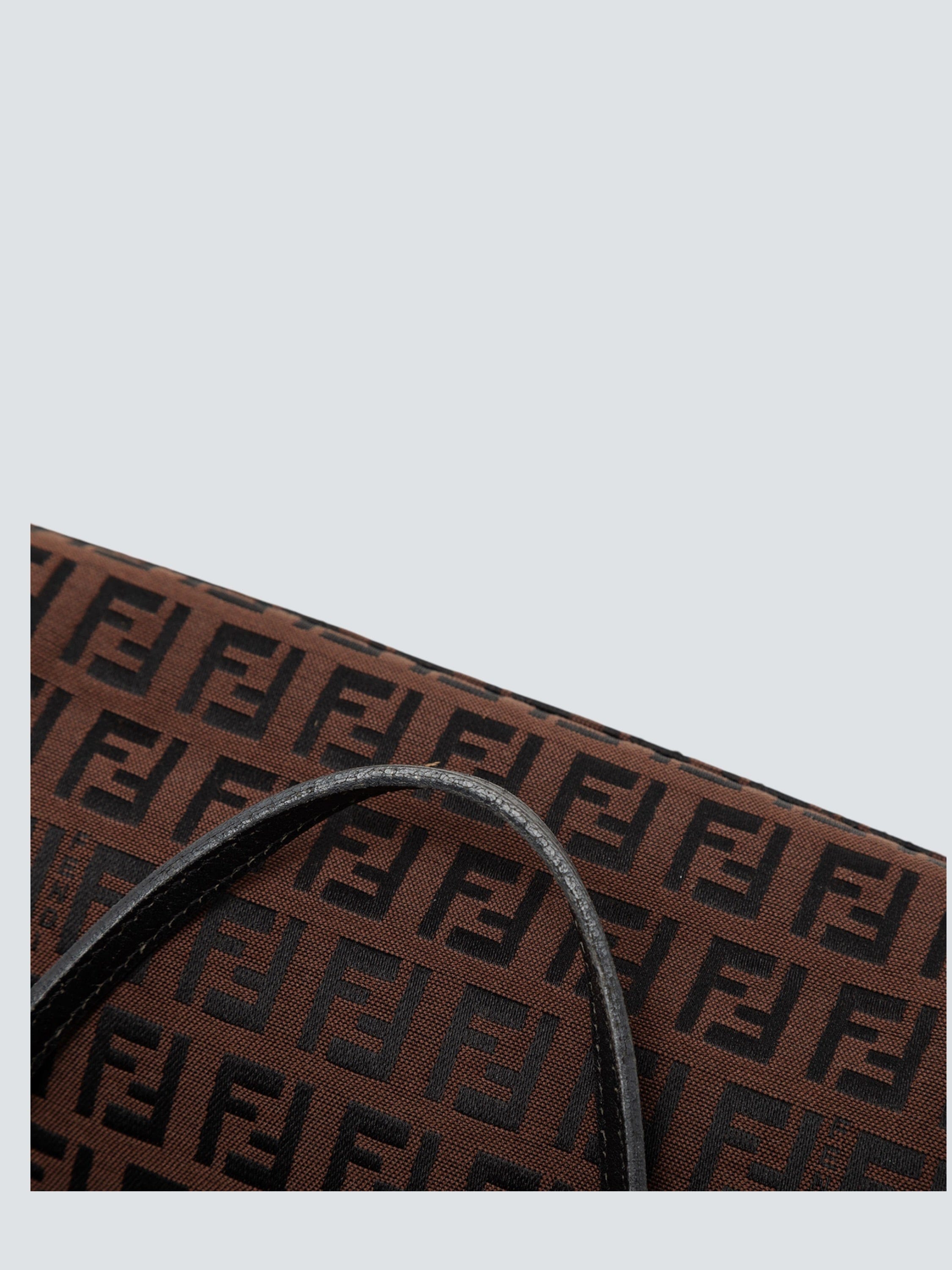 Fendi Brown Zucca Canvas Small Tote
