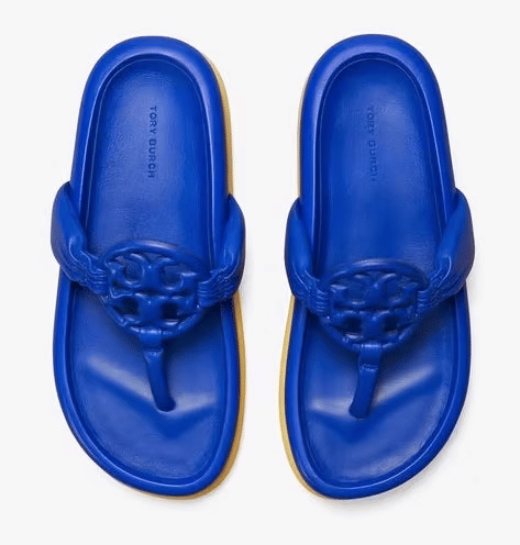 Tory Burch Women's Miller Cloud Puff Sandals Blue Multicoloured