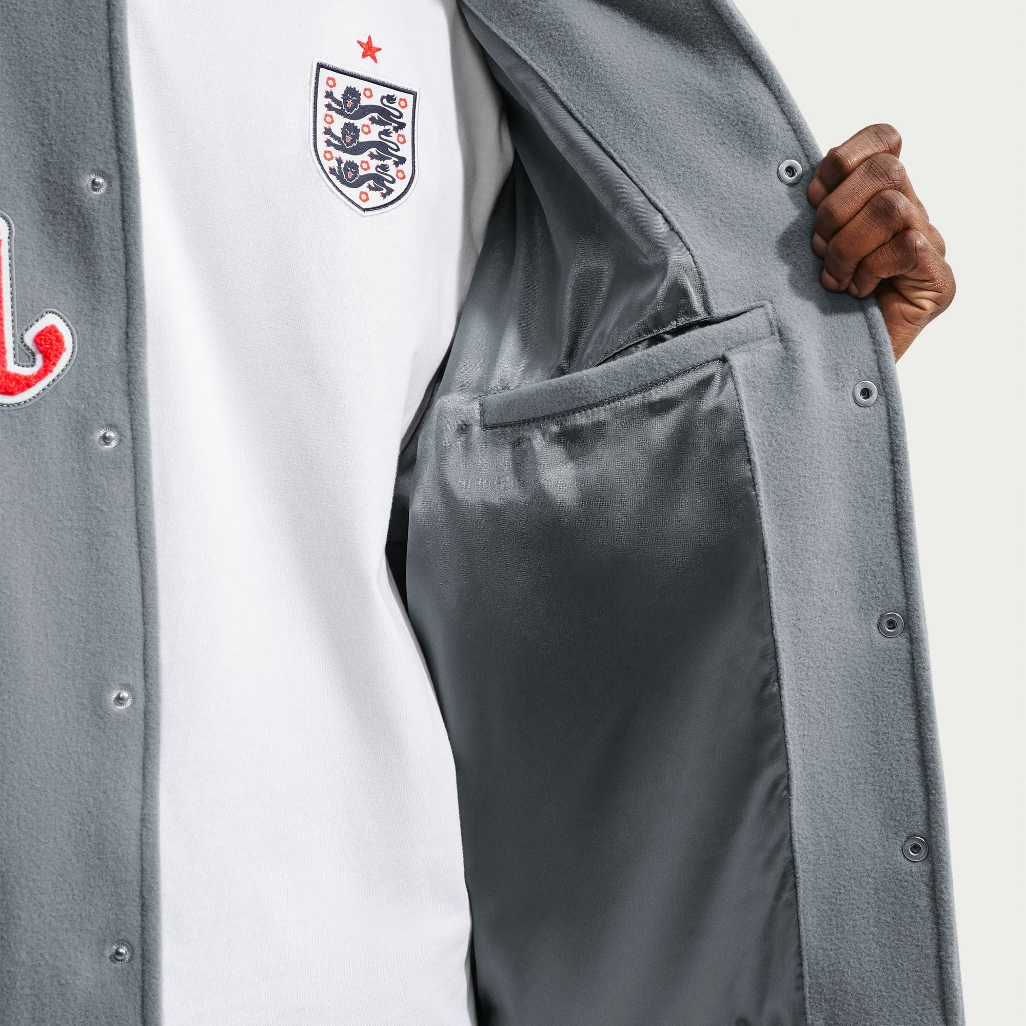 Nike Mens England x Palace Varsity Jacket