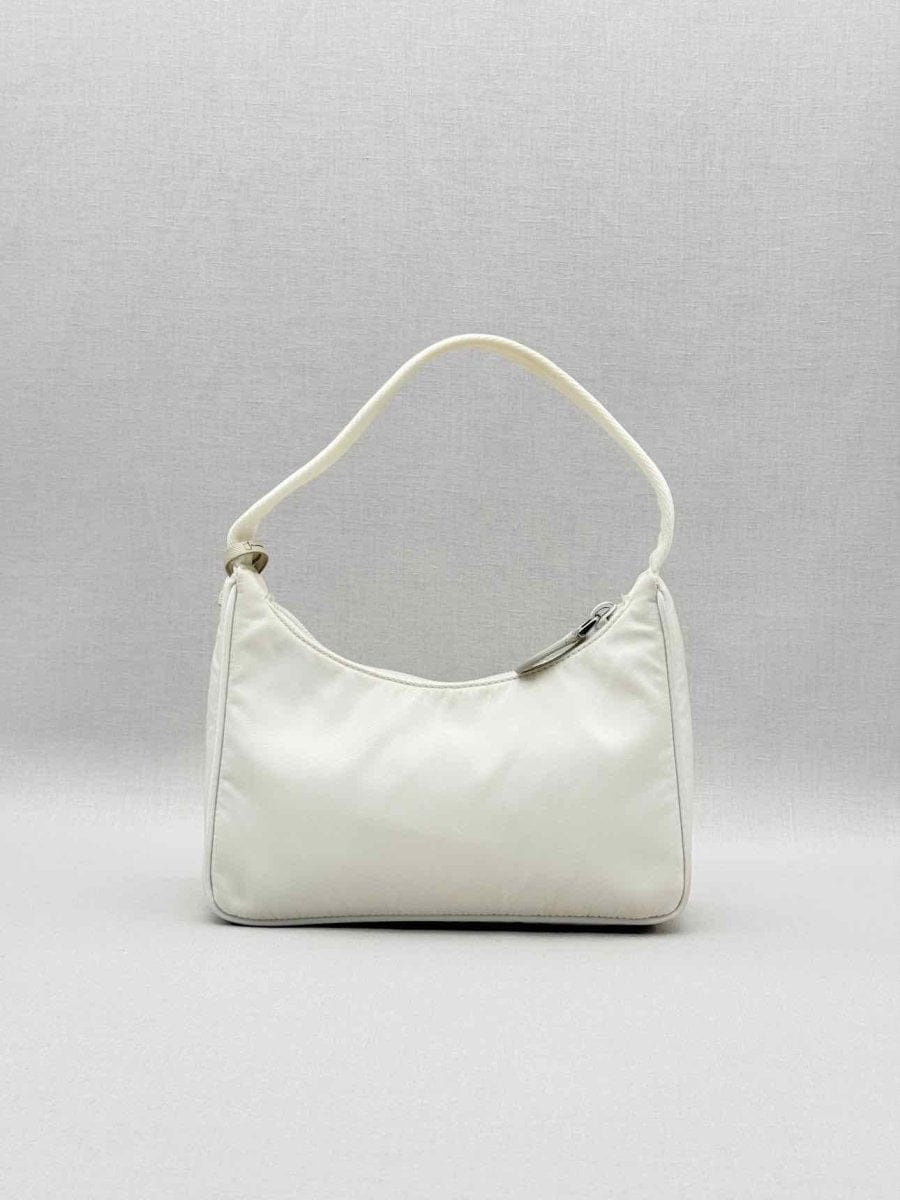Prada Re - Nylon Off - white Hobo bag