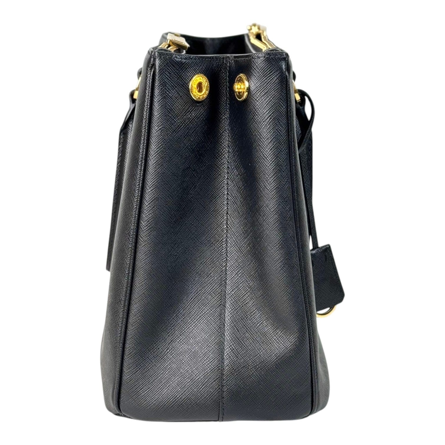 Prada Black Small Saffiano Bag with Strap