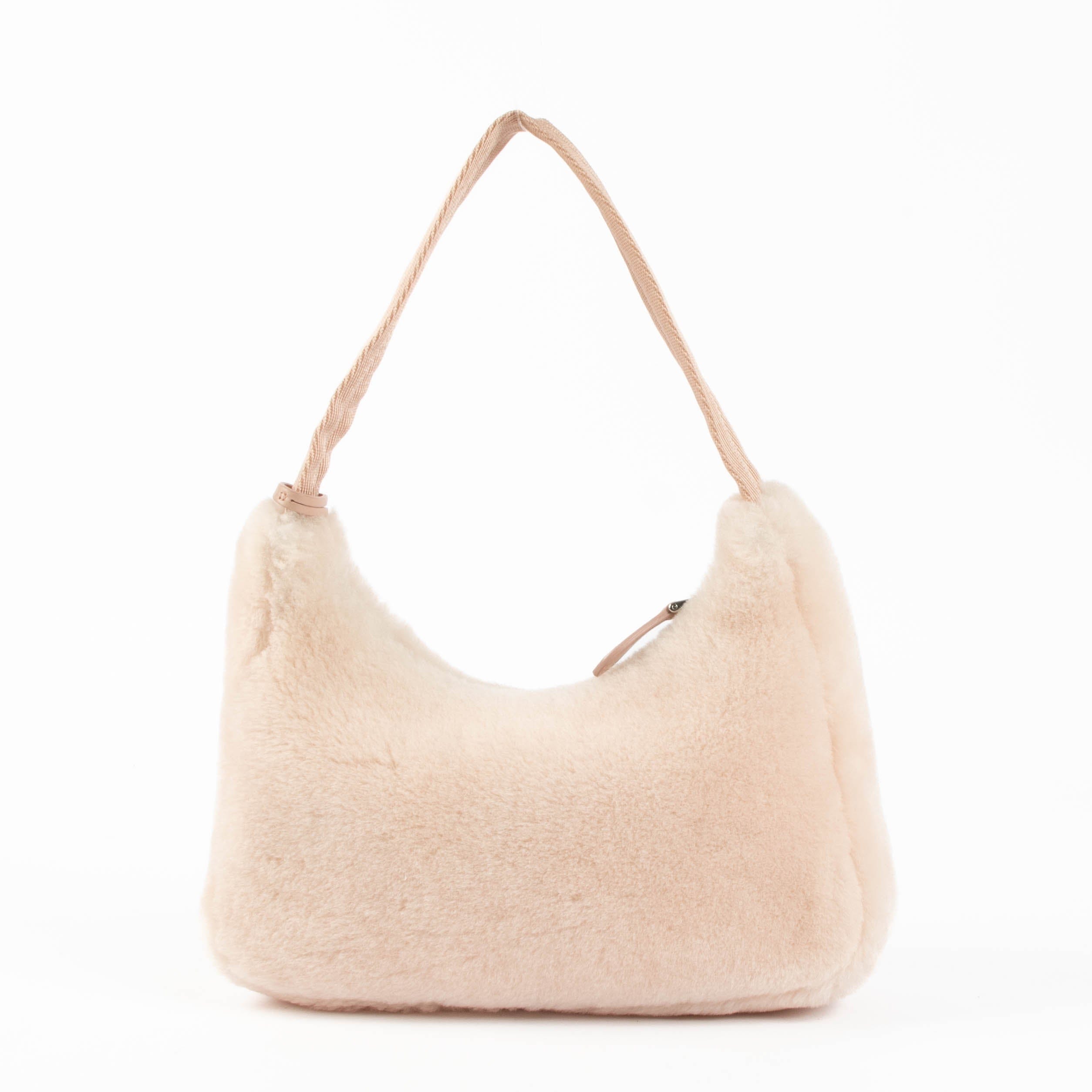 Prada Pink Re - Edition 2000 Shearling Bag