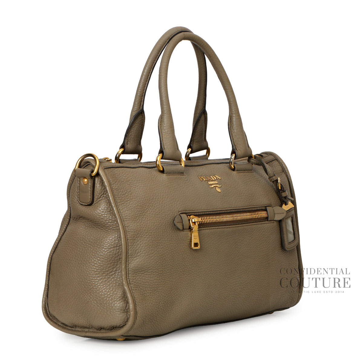 Prada Vitello Daino Bauletto Bag