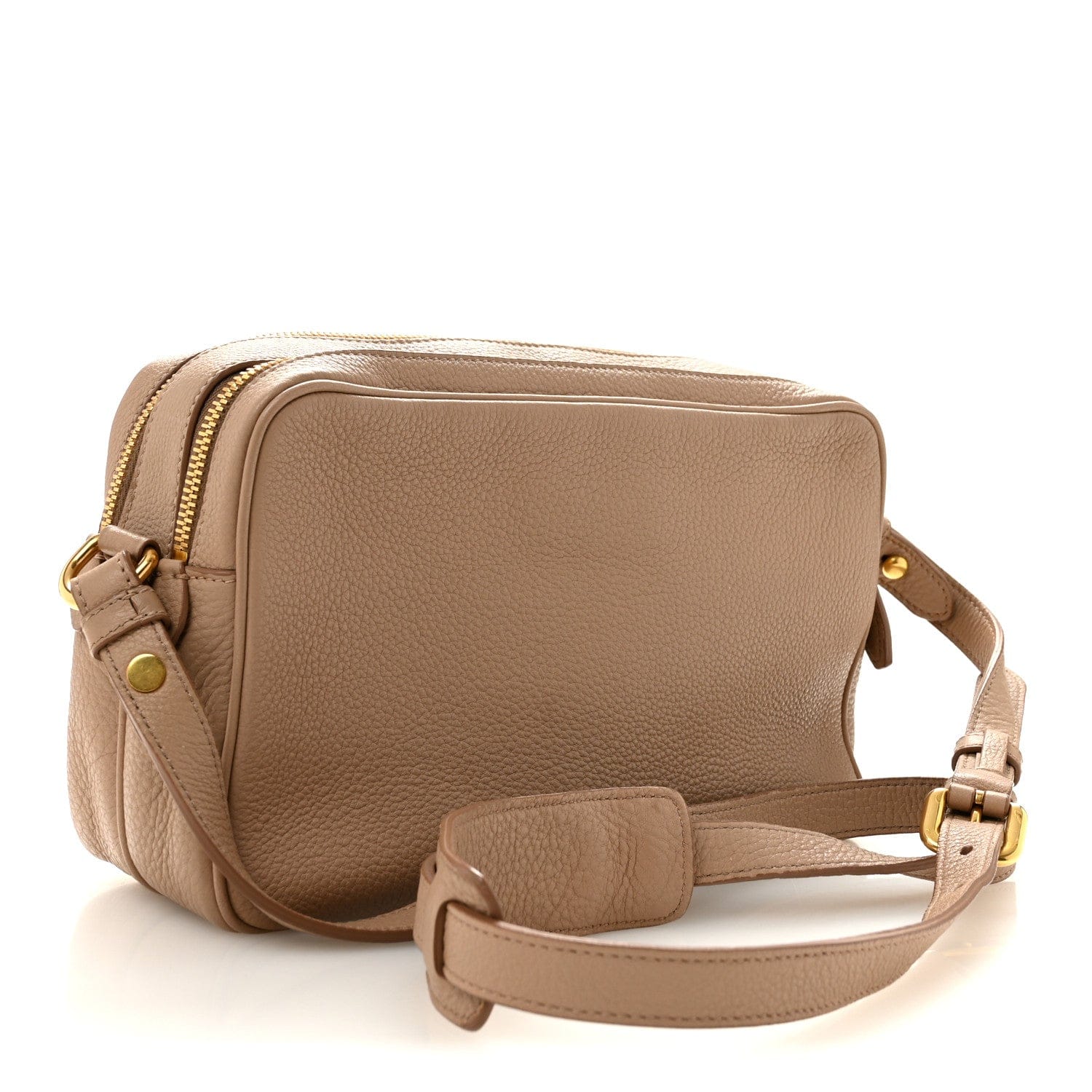 Prada Vitello Phenix Camera Bag Cammeo