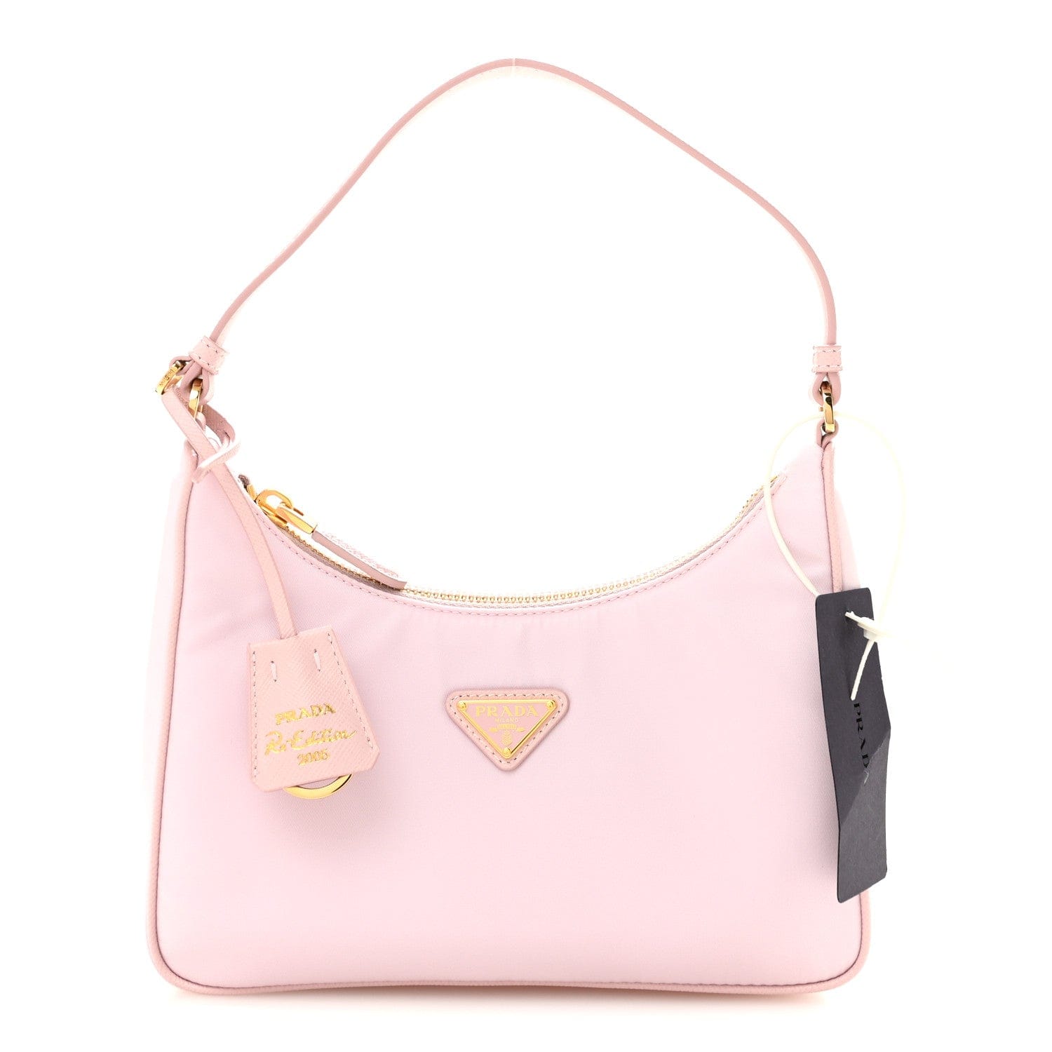 Prada Re - Nylon Saffiano Mini Re - Edition 2005 Bag Alabastro