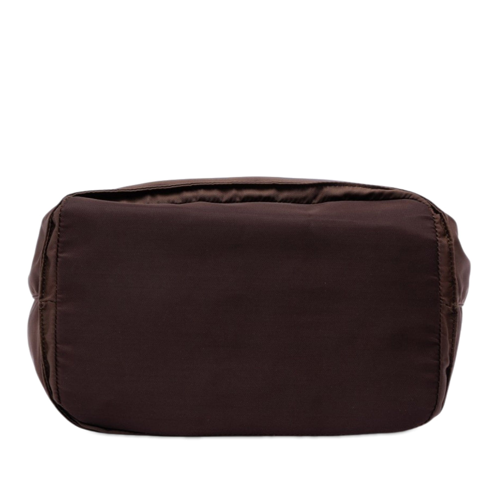 Prada Tessuto Metal Handle Bag
