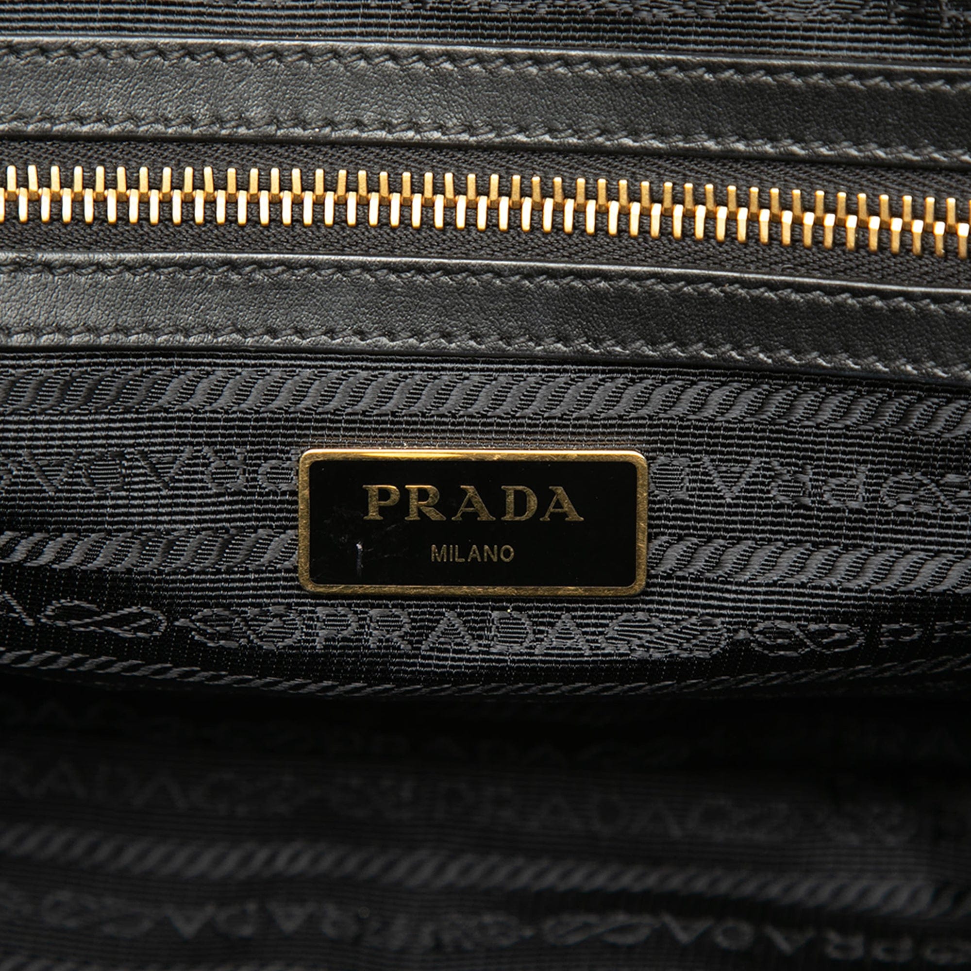 Prada Canvas Canapa Logo Satchel