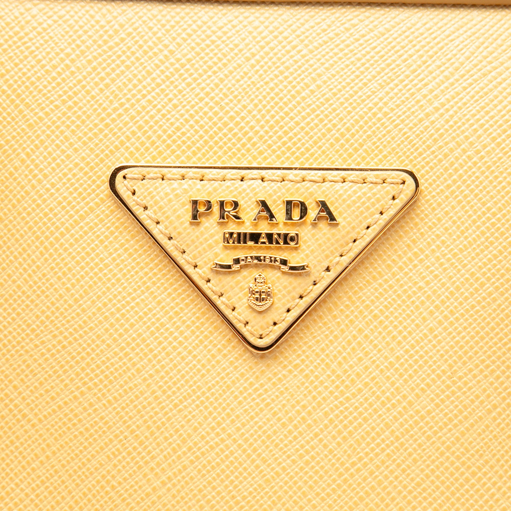 Prada Saffiano Lux Boston Bag