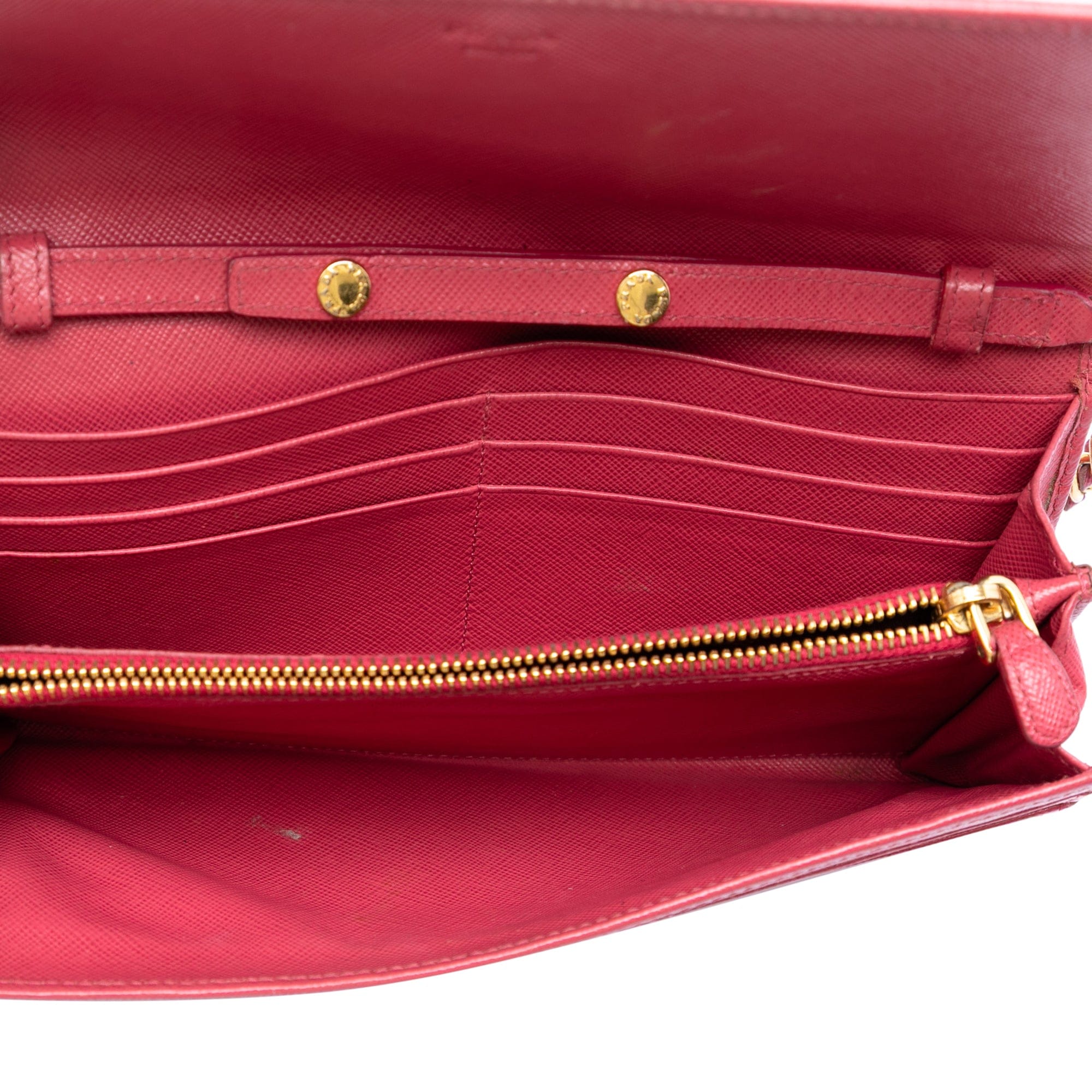 Prada Saffiano Wallet On Chain