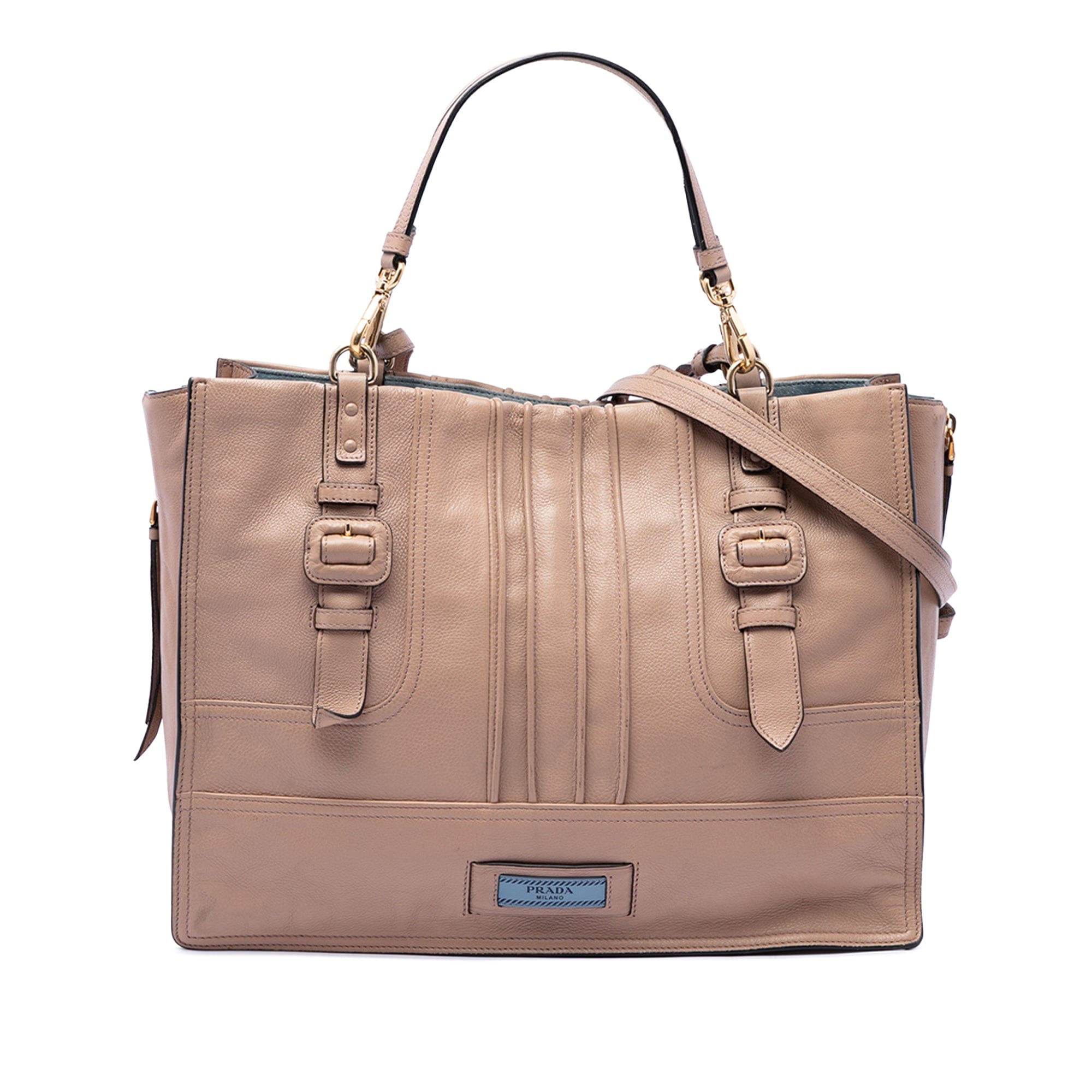 Prada Calfskin Etiquette Satchel