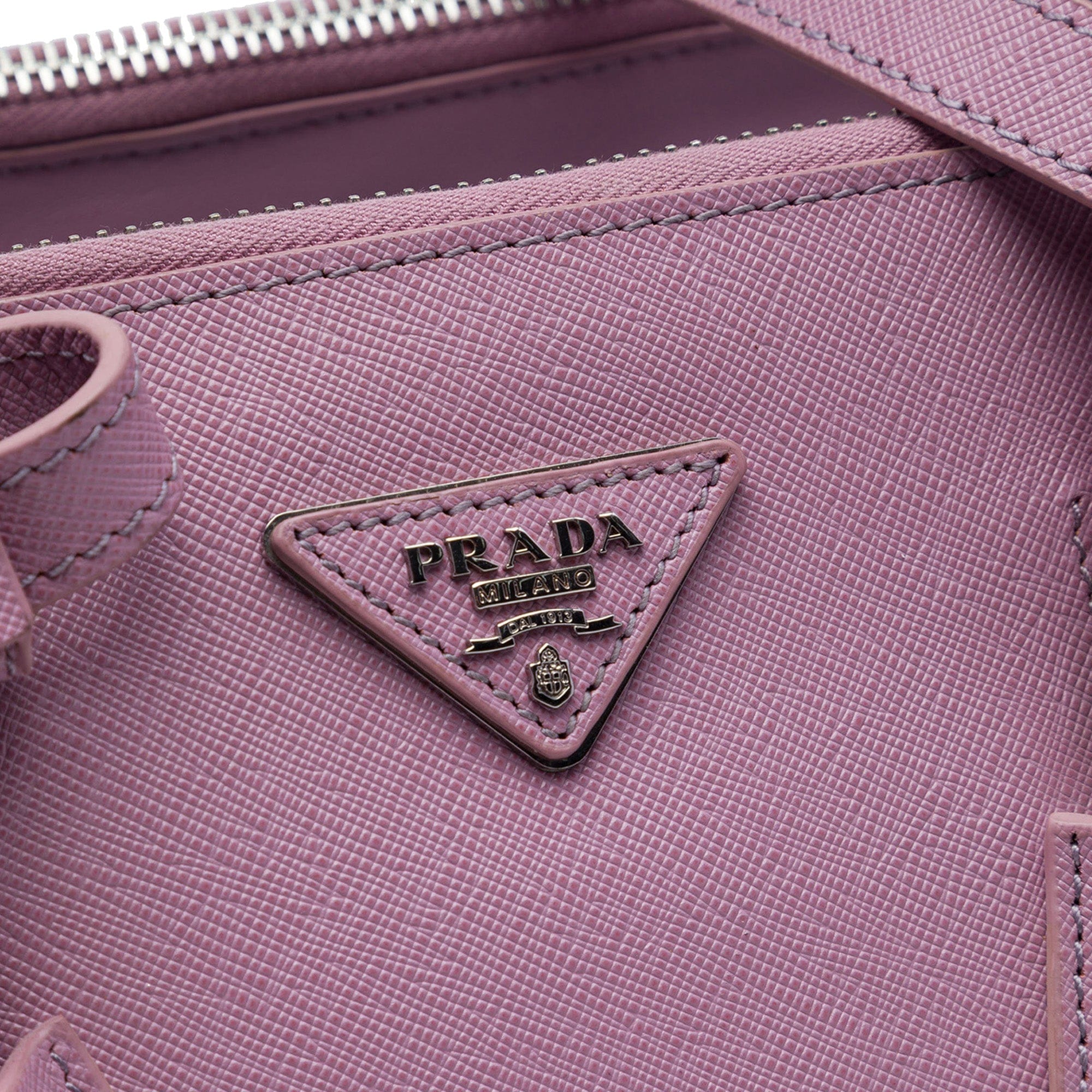 Prada Medium Saffiano Twin Pocket Satchel