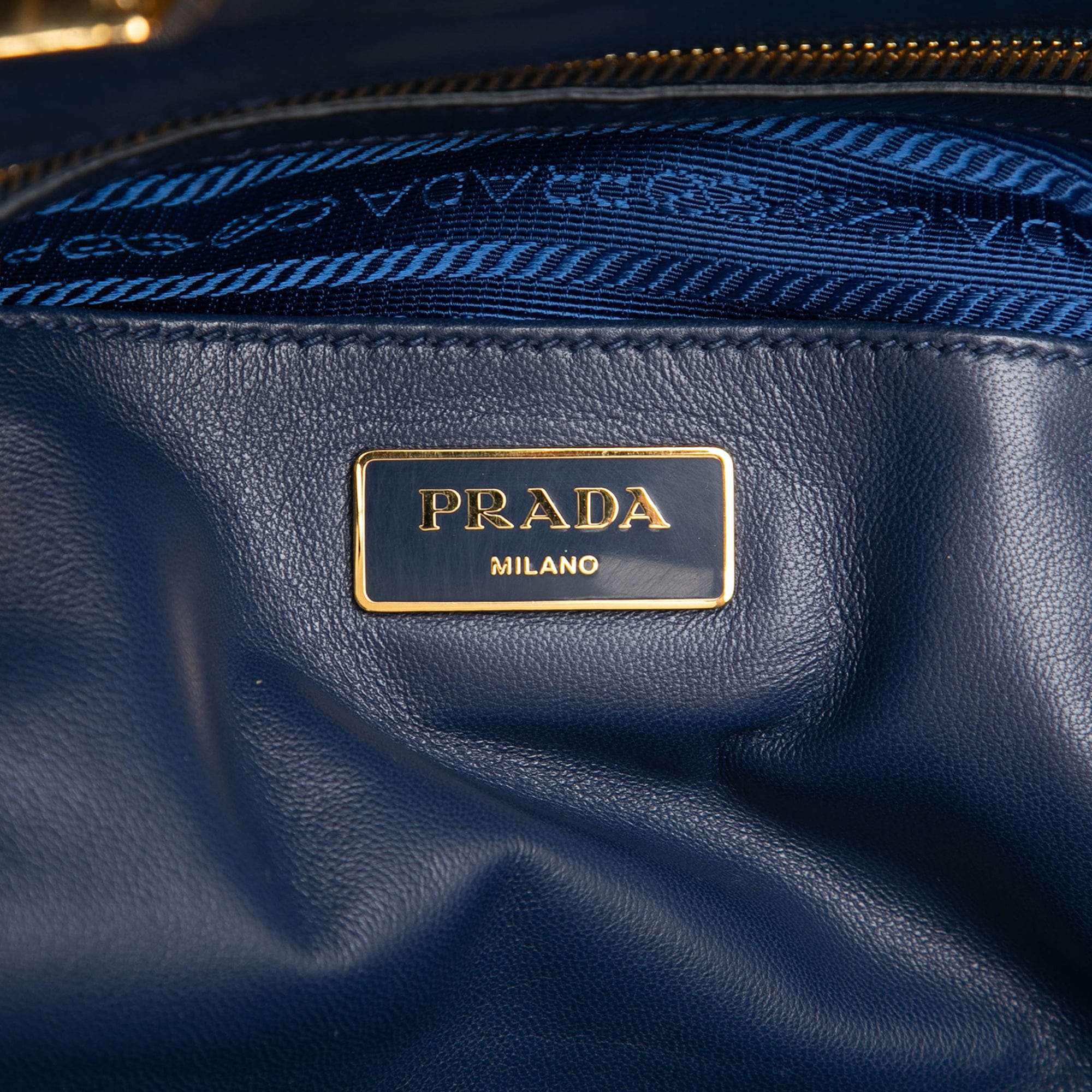 Prada Tessuto Gaufre Frame Satchel