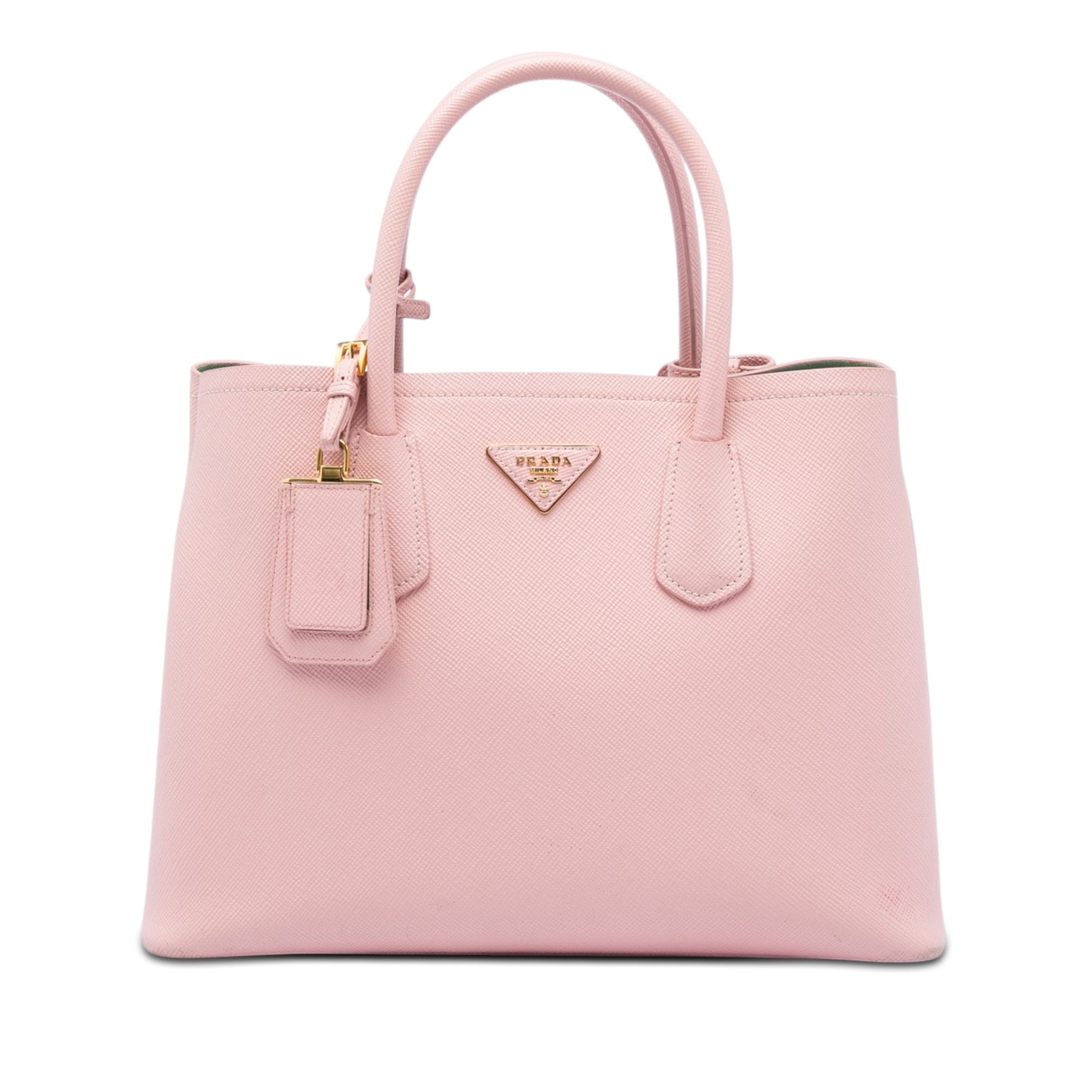 Prada Medium Saffiano Cuir Double Satchel