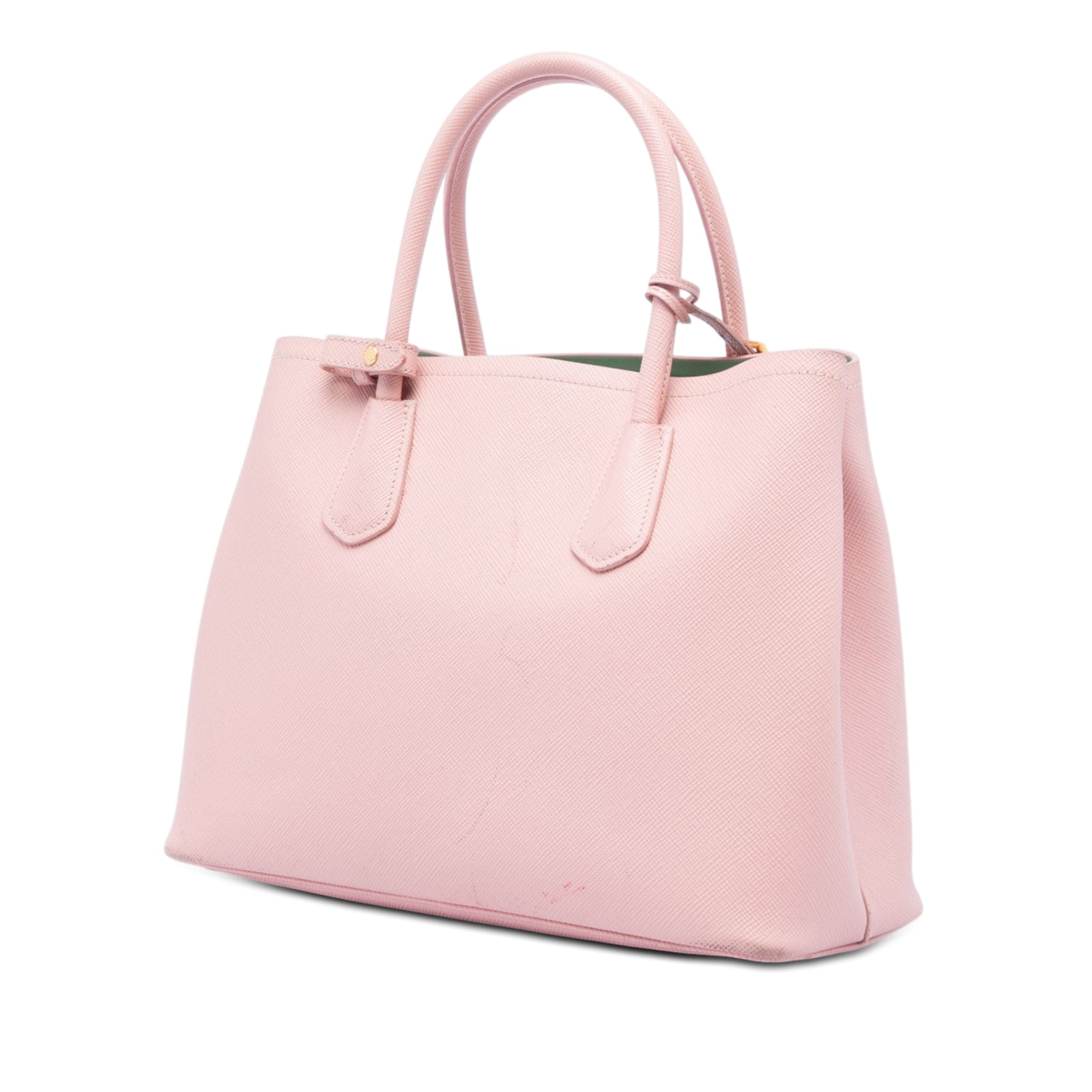 Prada Medium Saffiano Cuir Double Satchel