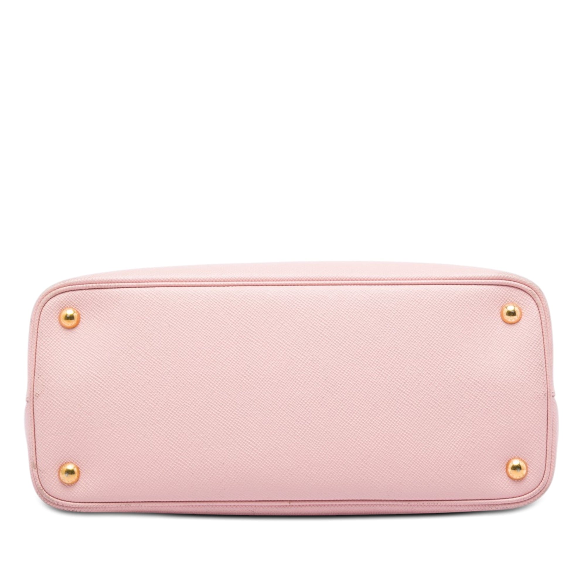 Prada Medium Saffiano Cuir Double Satchel