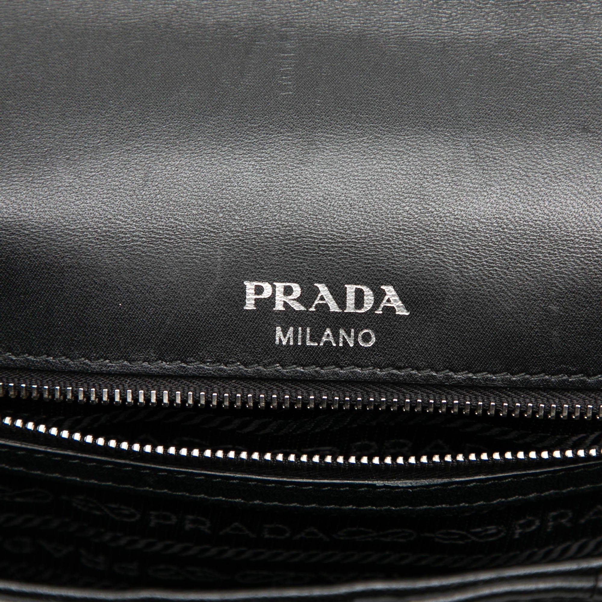 Prada Nappa Gaufre Chain Flap