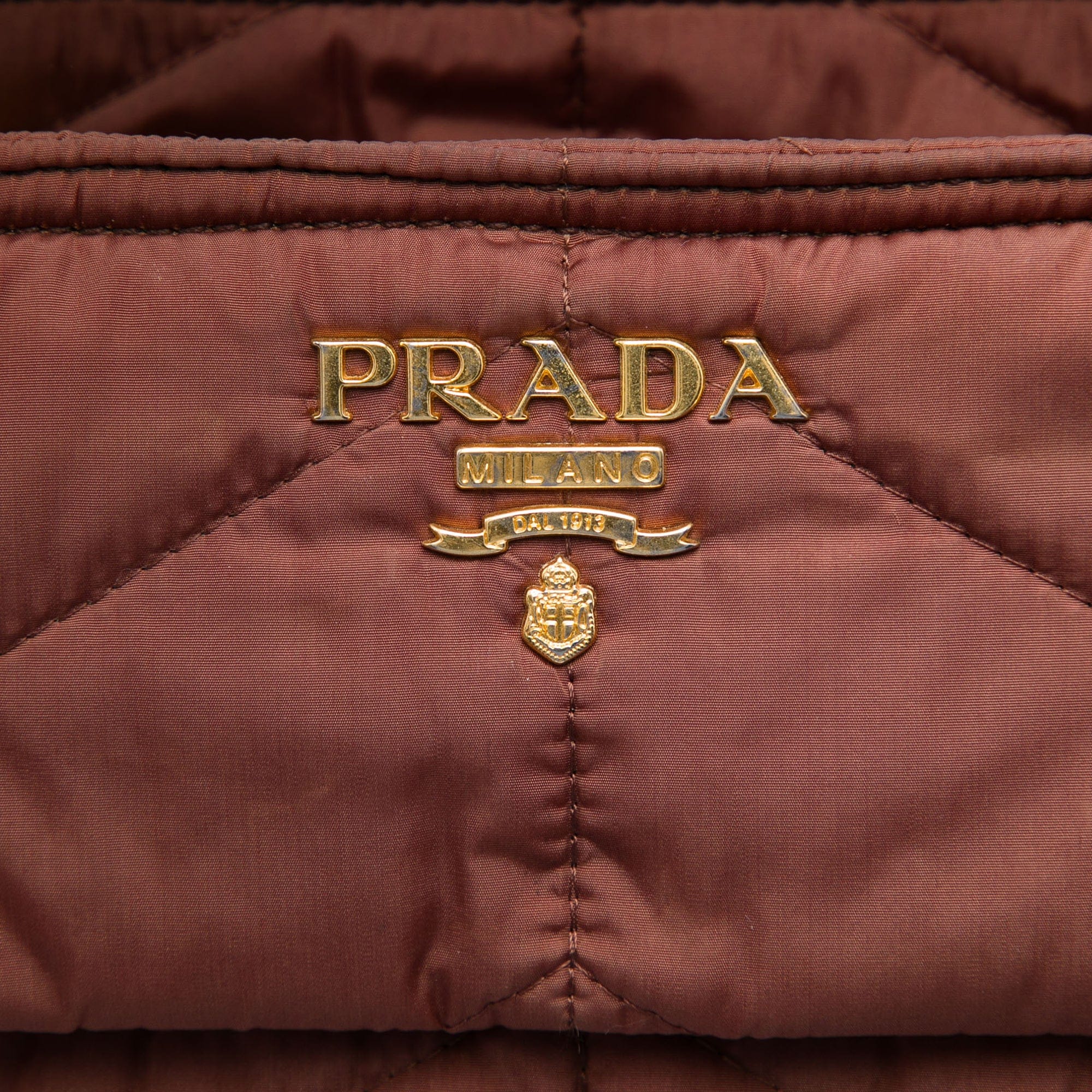 Prada Impuntu Tessuto Satchel