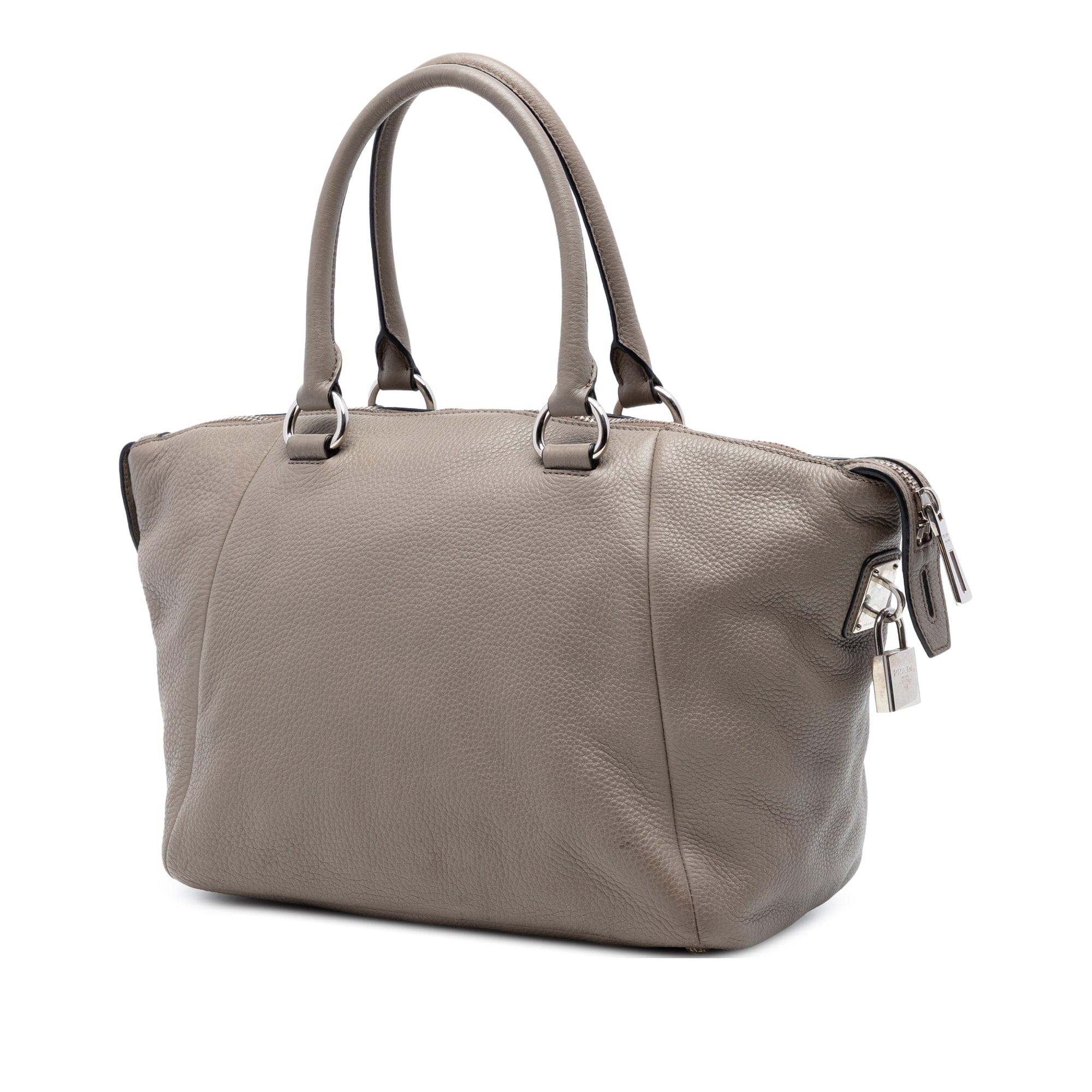 Prada Vitello Daino Double Handle Bag