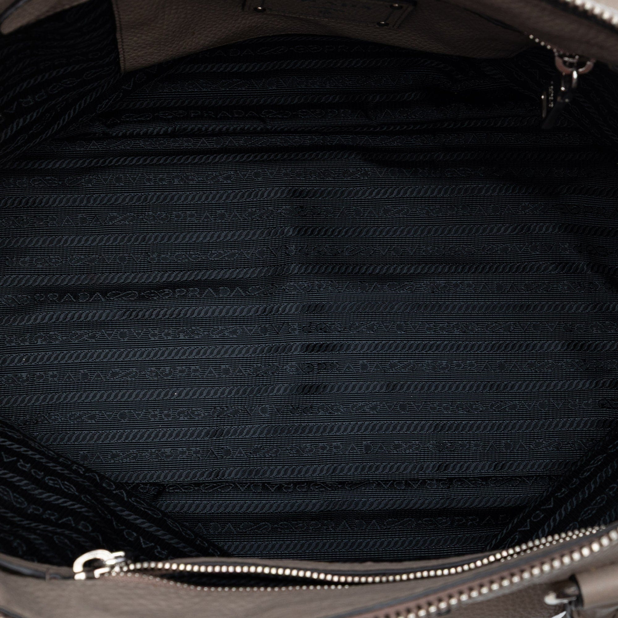 Prada Vitello Daino Double Handle Bag