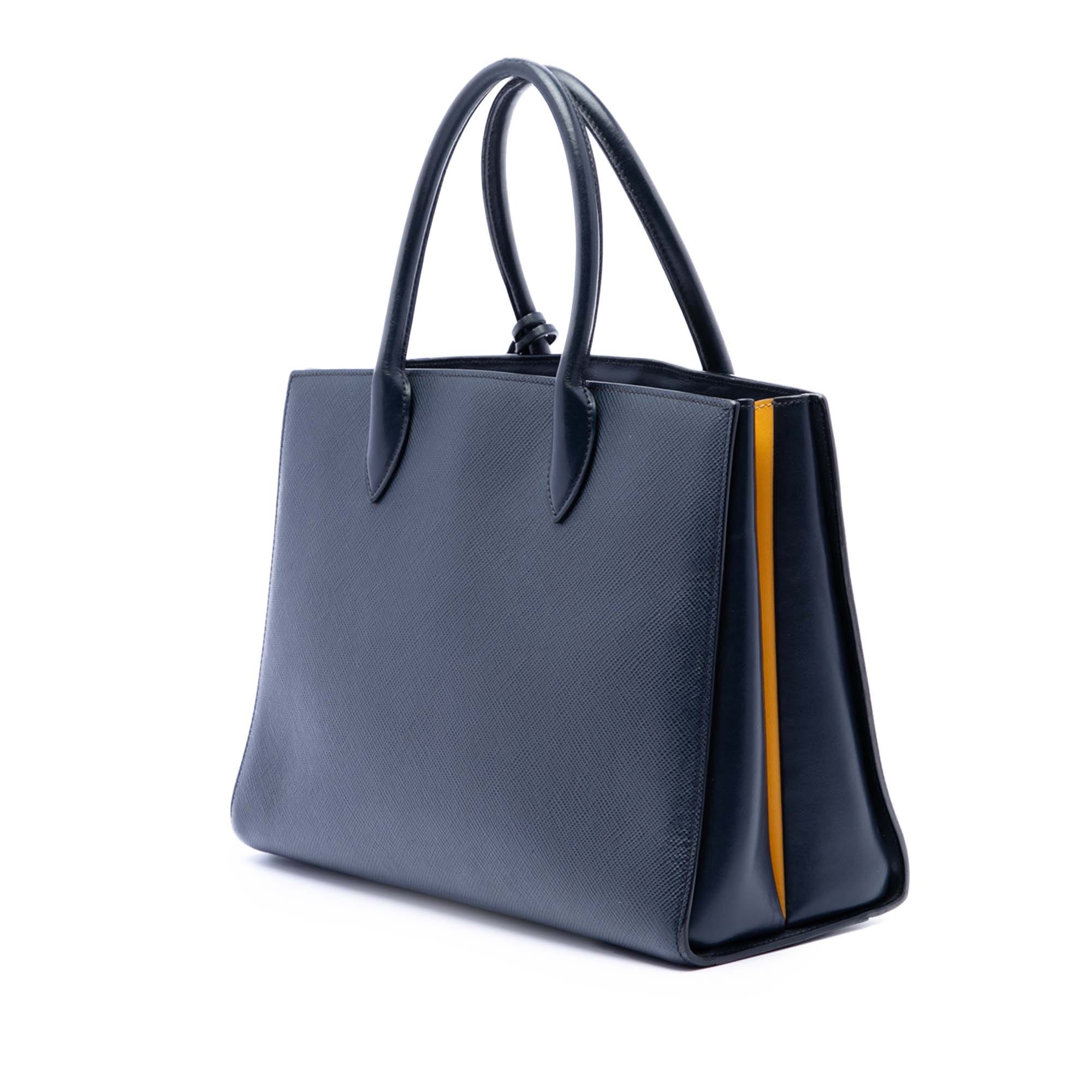 Prada Medium Saffiano Bibliotheque Satchel