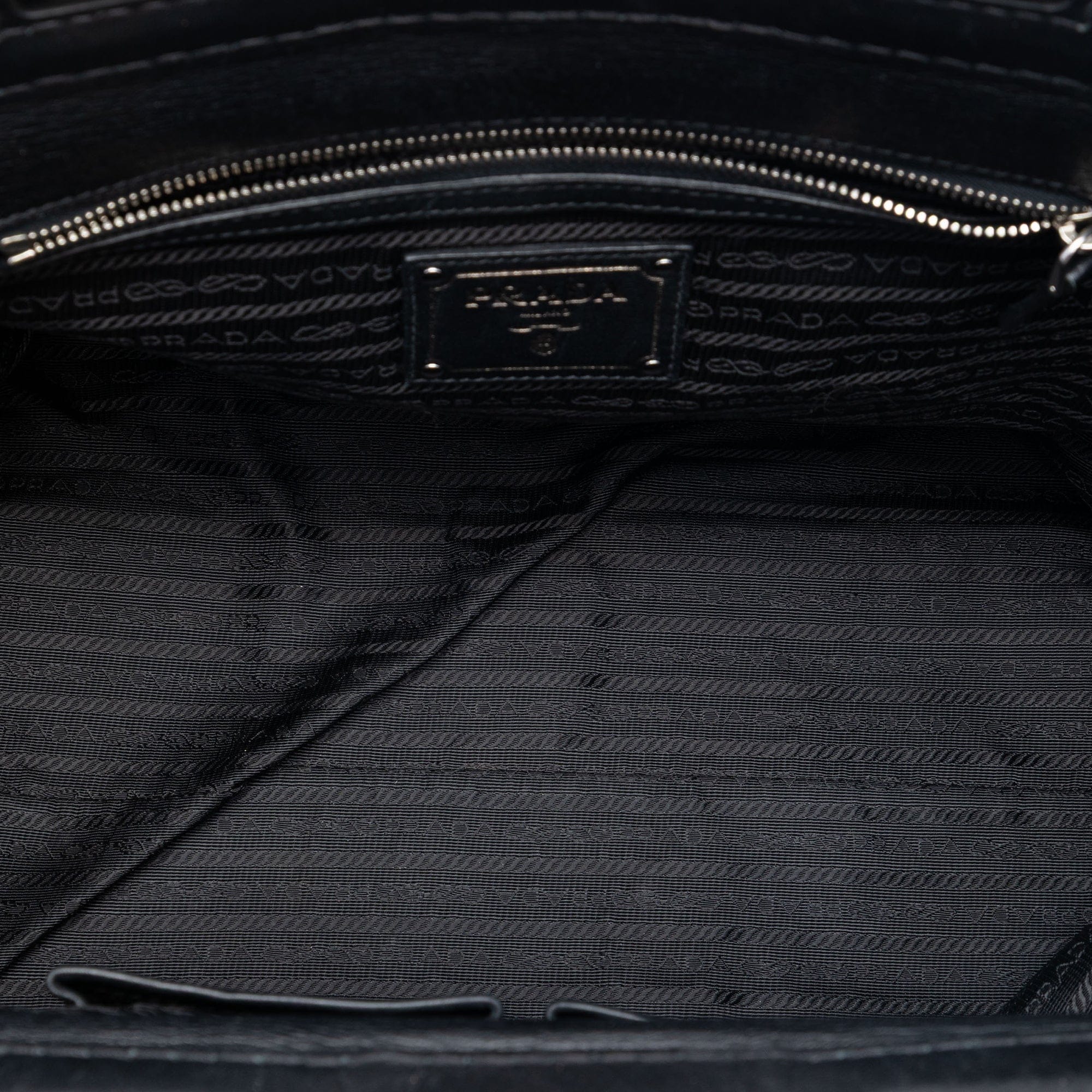 Prada Sfumato Vernice Naplak Frame Satchel