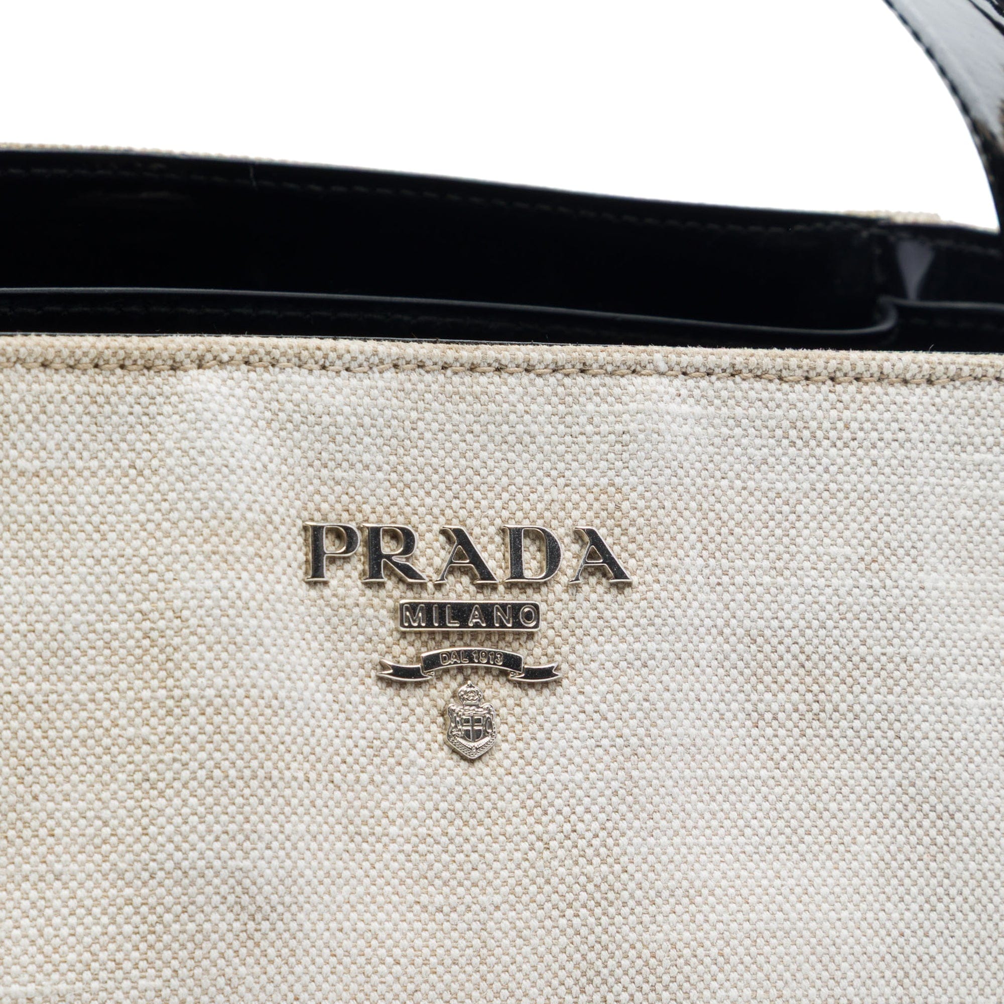 Prada Linen Blend Satchel