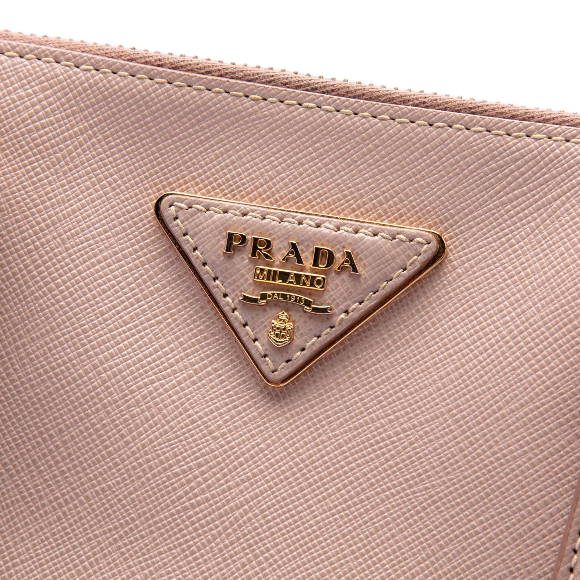 Prada Large Saffiano Lux Galleria Double Zip Satchel