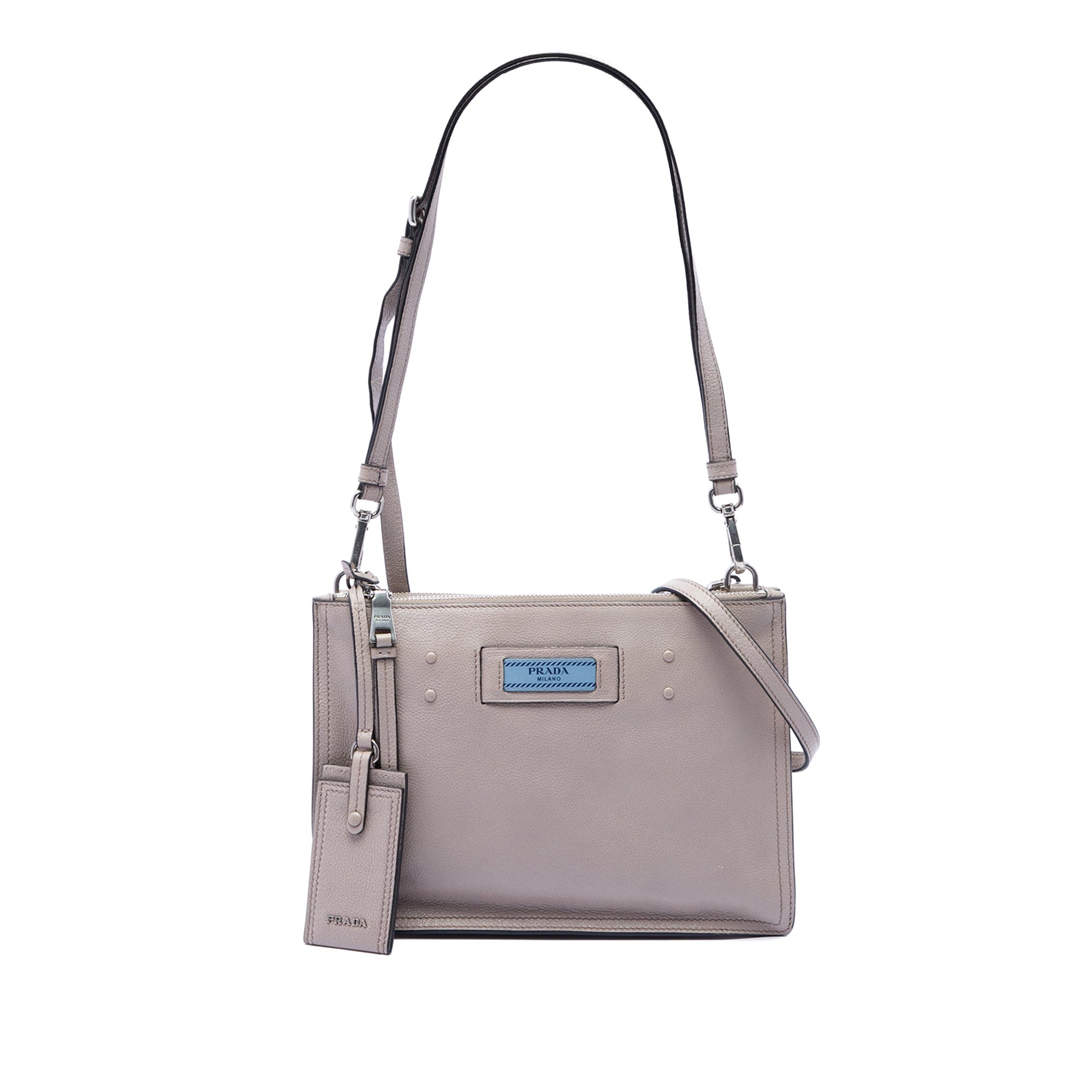 Prada Glace Calf Etiquette Satchel
