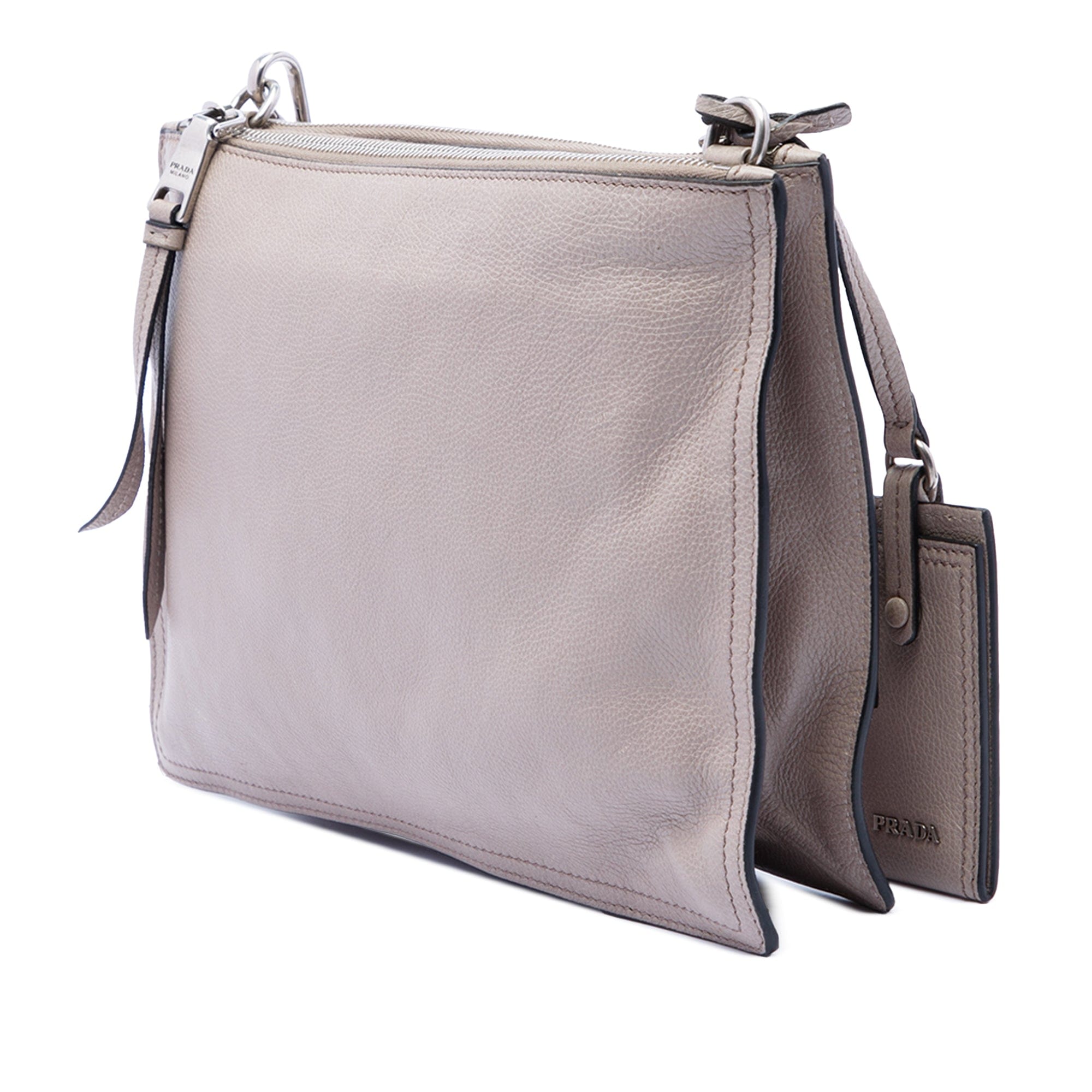 Prada Glace Calf Etiquette Satchel