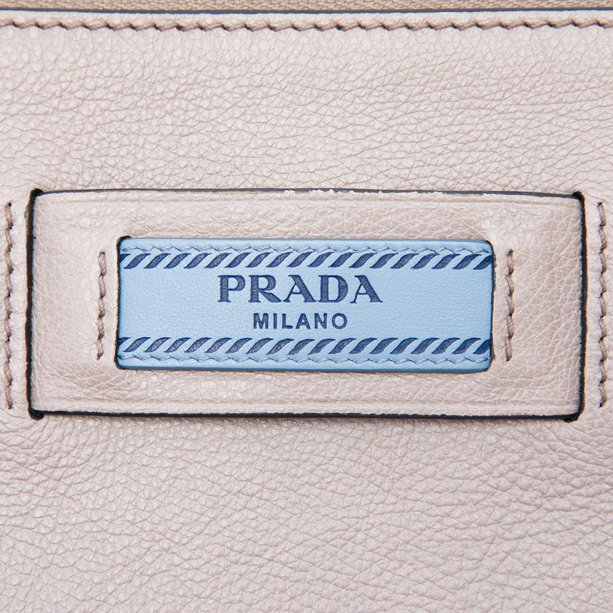 Prada Glace Calf Etiquette Satchel