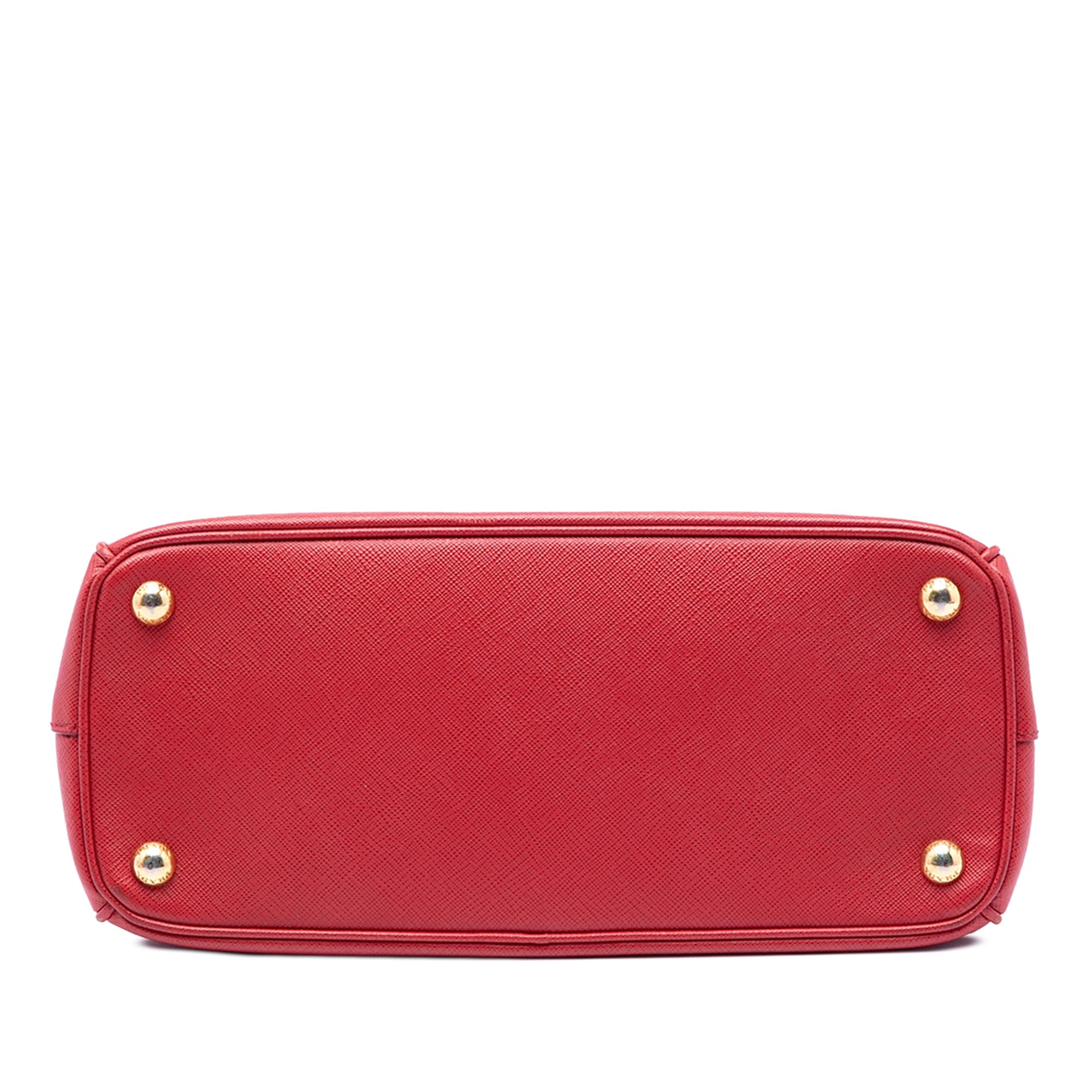 Prada Medium Saffiano Galleria Double Zip Satchel